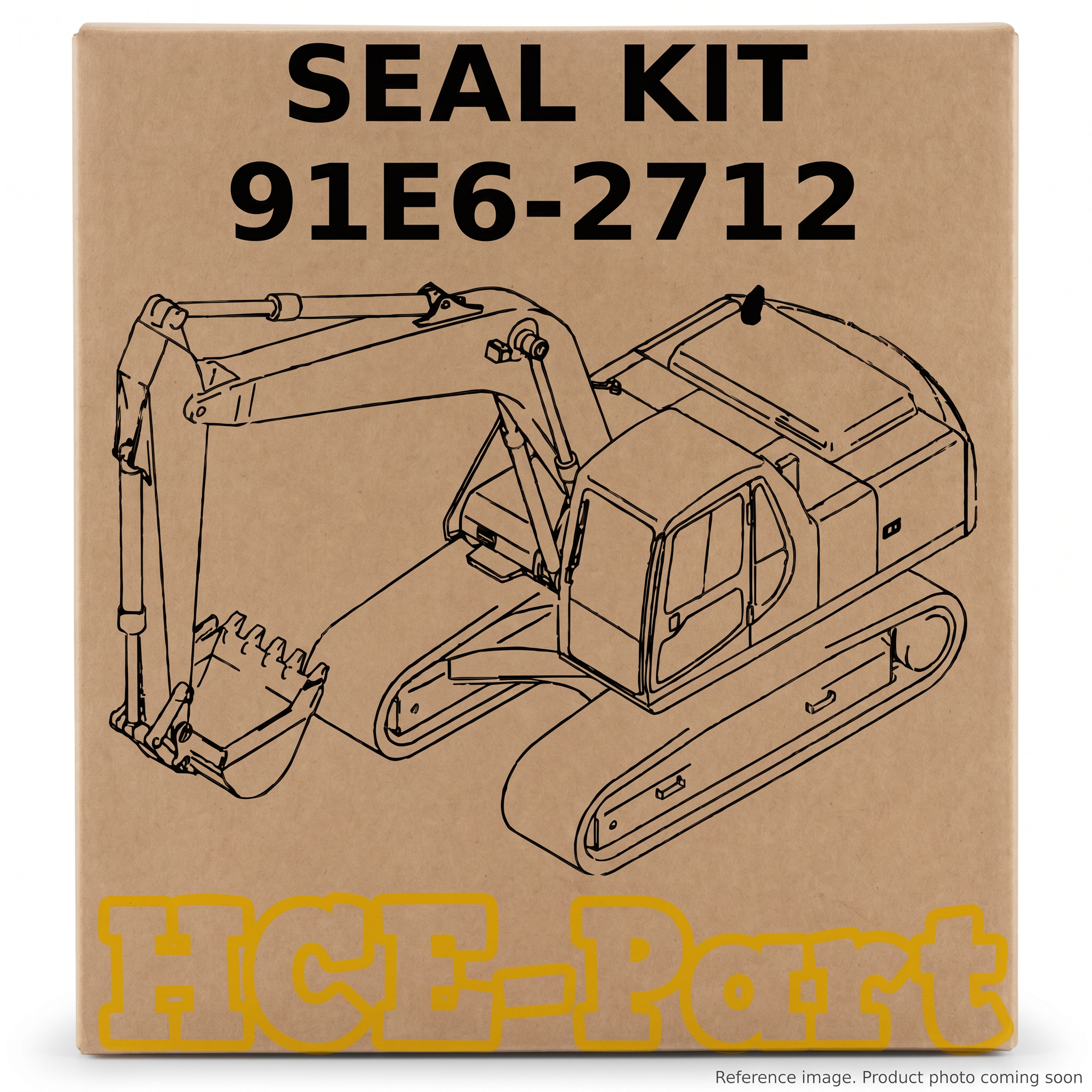Hyundai 91E62712 Hydraulic Seals three-quarter angle product photo | stocked in BC, ships Canada-wide