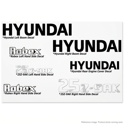 Genuine Hyundai 91EN11211 Model Name Decal R250LC-3 Excavator