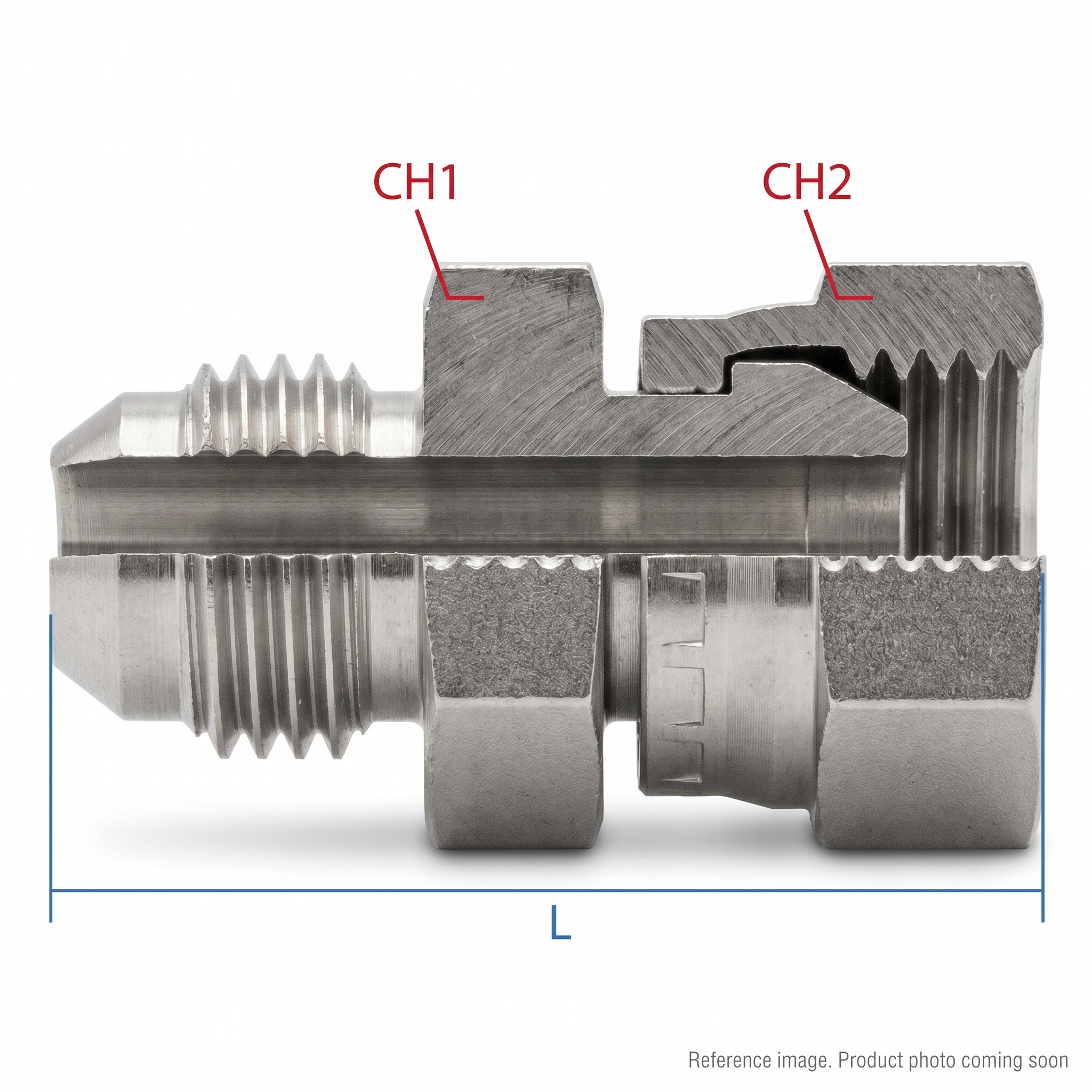 Adaptall 9240-06-04 Hydraulic Adapters alternate angle product photo | stocked in BC, ships Canada-wide
