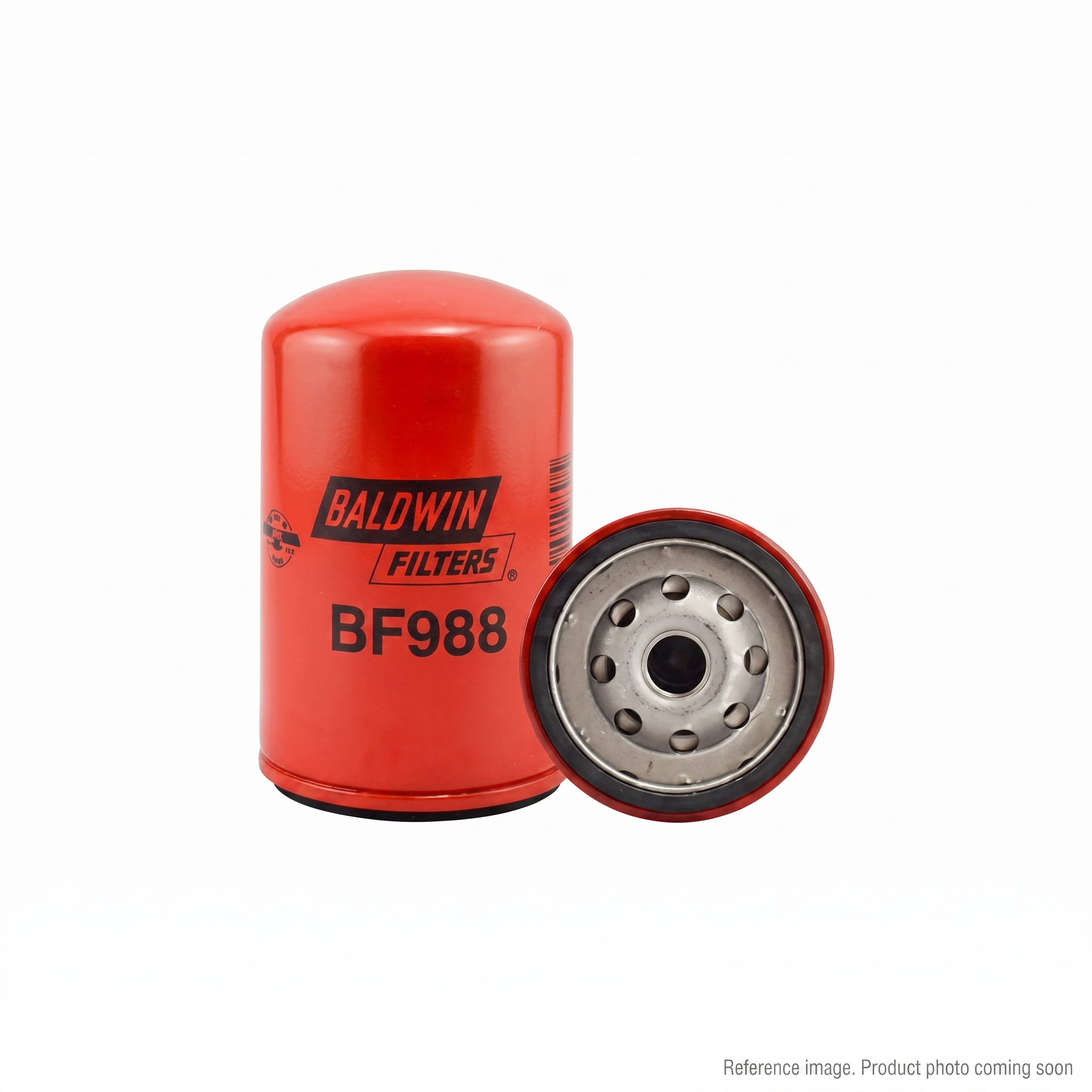Baldwin 988-BP Fuel Filter three-quarter angle product photo | stocked in BC, ships Canada-wide