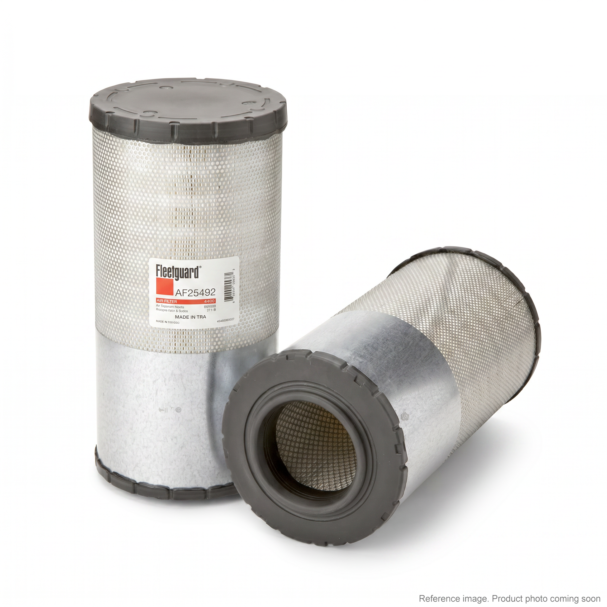 Fleetguard AF25492 Air Filter three-quarter angle product photo | stocked in BC, ships Canada-wide
