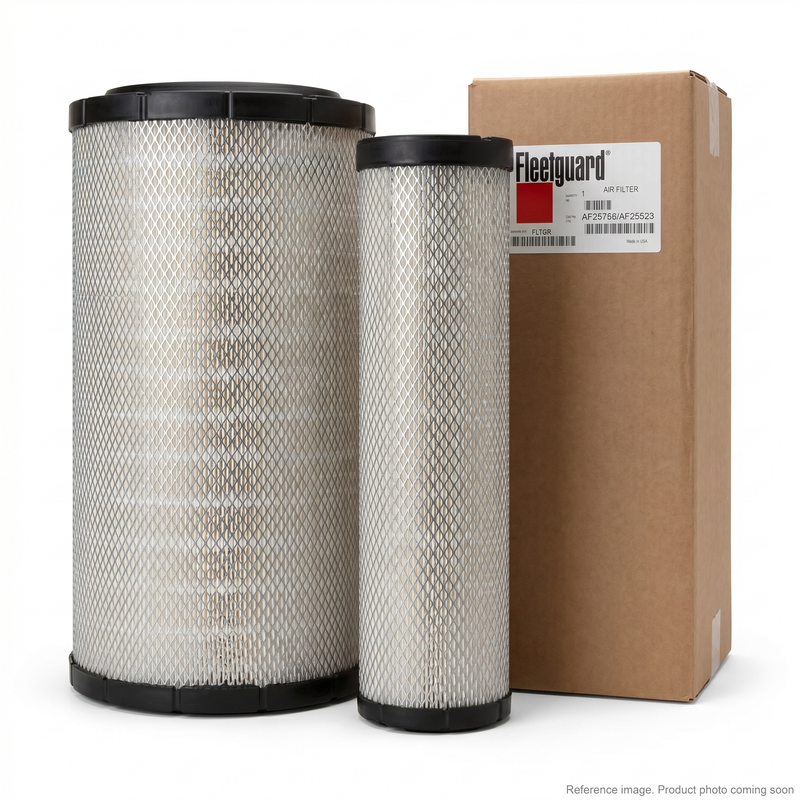 Genuine Fleetguard AF25756 radial seal outer air filter front product photo | heavy equipment, stocked in BC