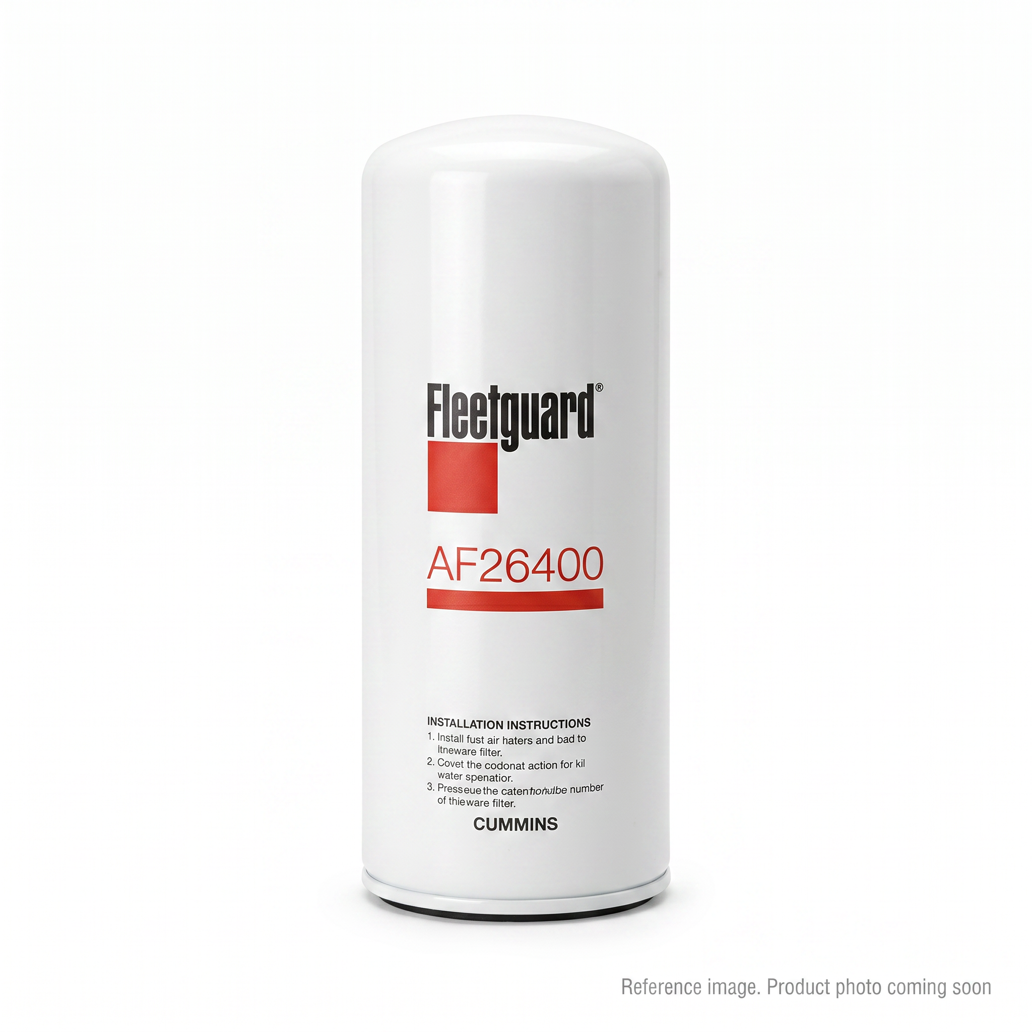 Fleetguard AF26400 Air Filter alternate angle product photo | stocked in BC, ships Canada-wide