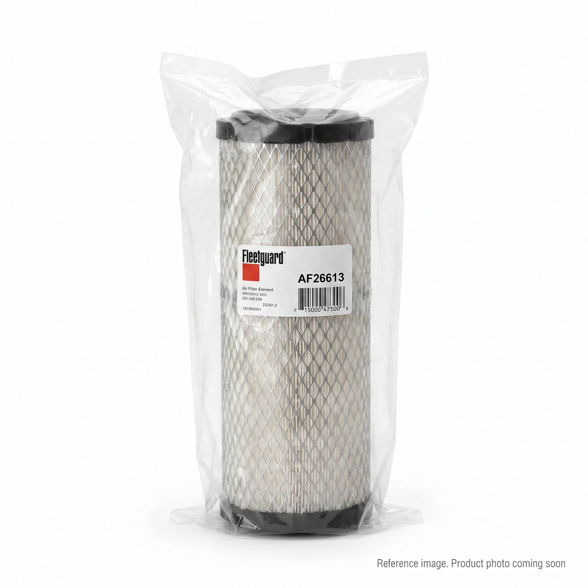 Fleetguard AF26613 Air Filter Element three-quarter angle product photo | stocked in BC, ships Canada-wide