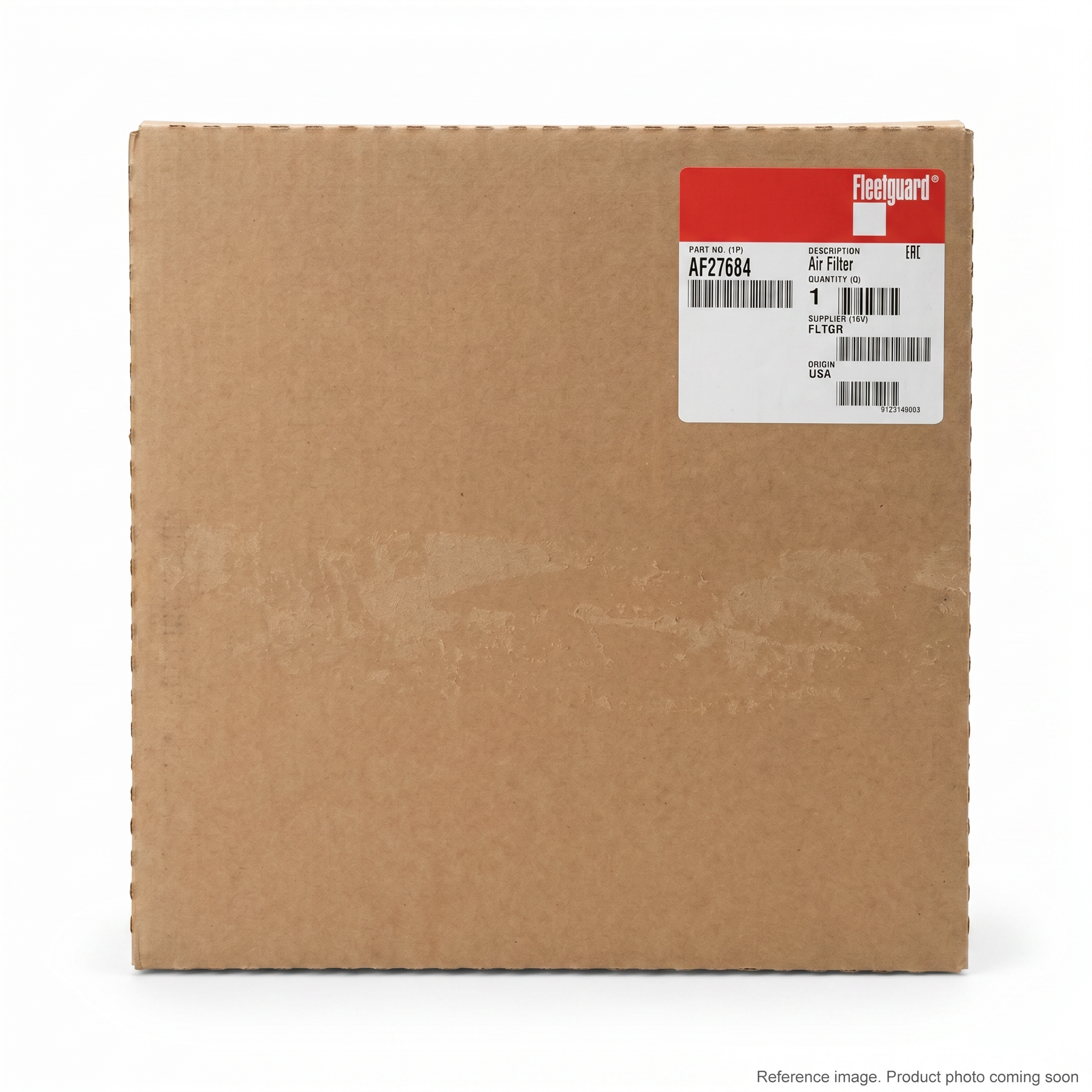 Fleetguard AF27684 Air Filter three-quarter angle product photo | stocked in BC, ships Canada-wide