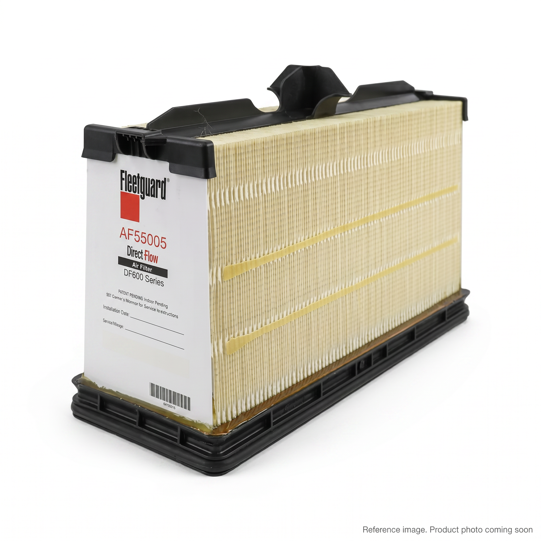 Fleetguard AF55005 Air Filter alternate angle product photo | stocked in BC, ships Canada-wide