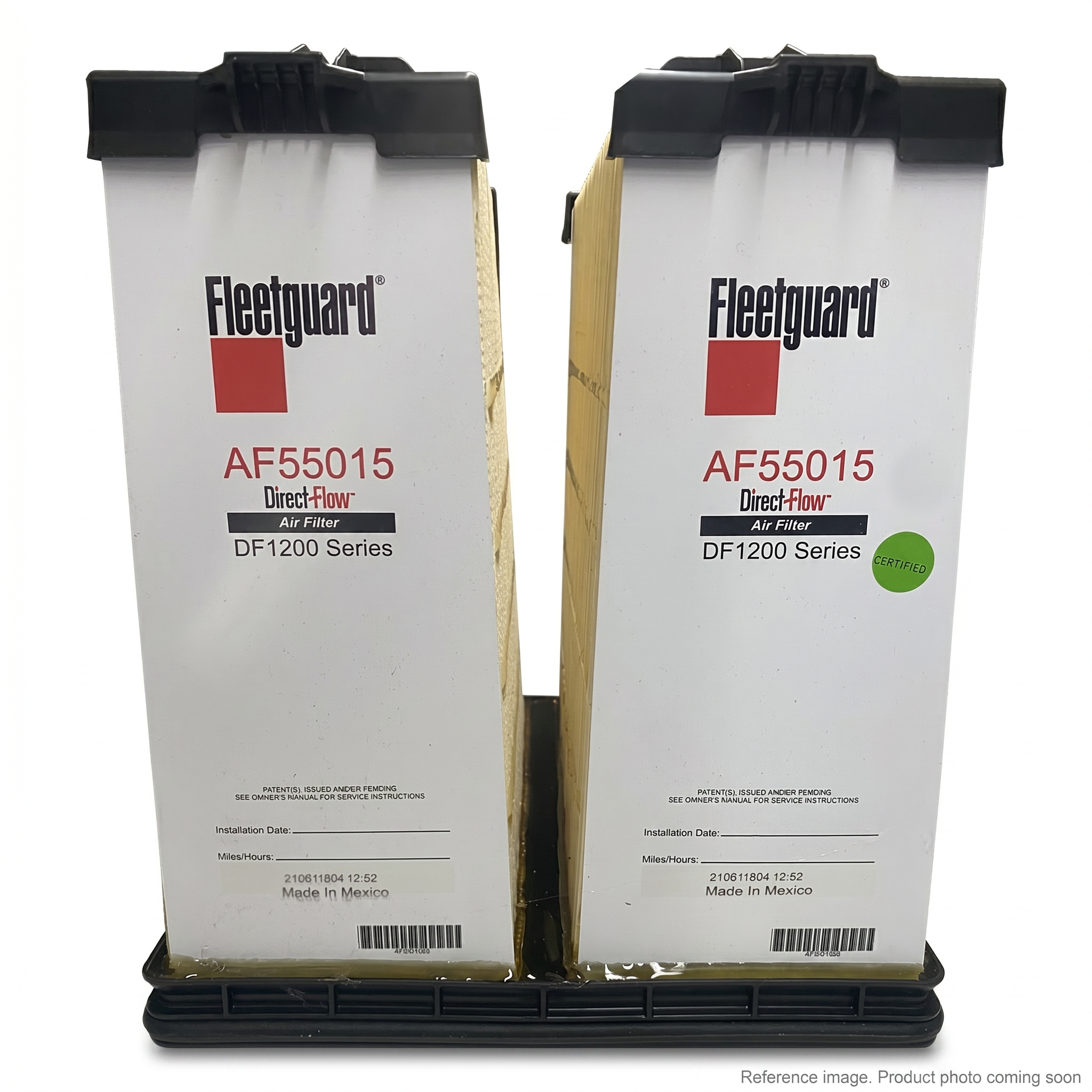 Fleetguard AF55015 Air Filter alternate angle product photo | stocked in BC, ships Canada-wide