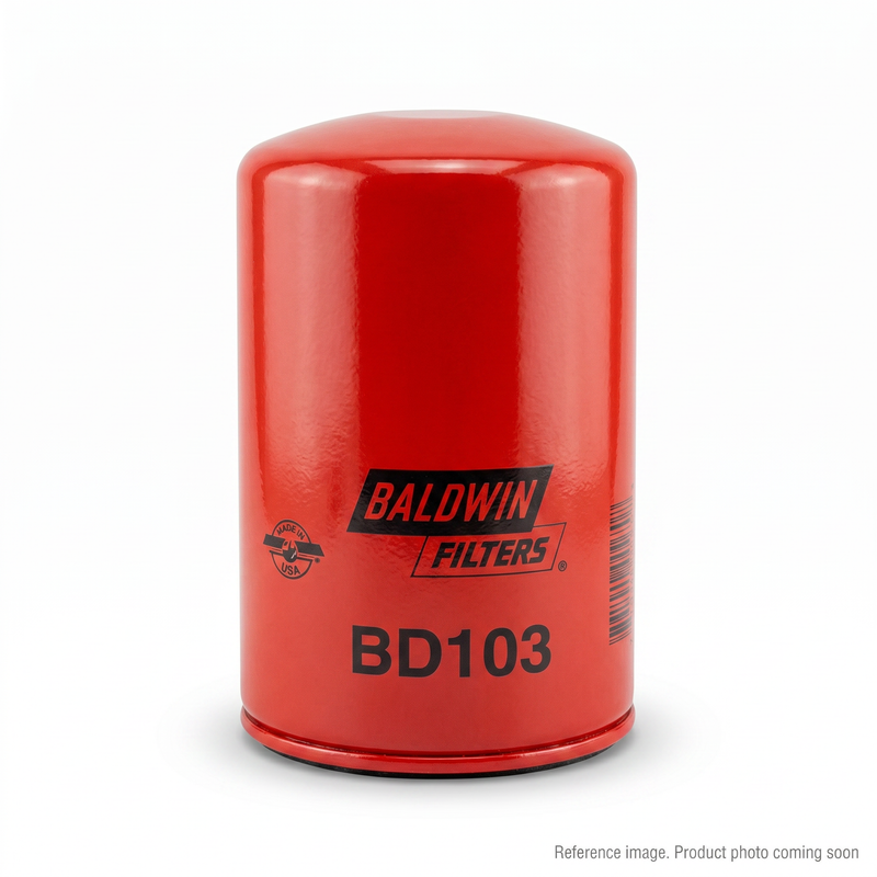 Baldwin BD103 Dual-Flow Lube Spin-On Oil Filter for Cummins engines - replaces Fleetguard LF3000