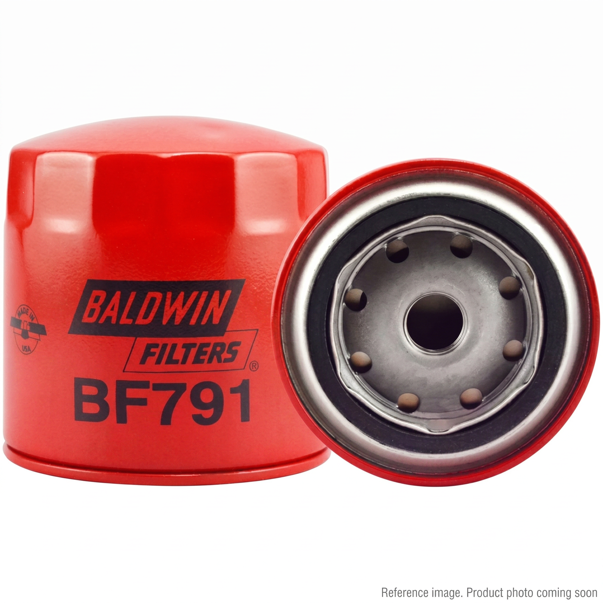 Baldwin BF1239 Fuel Filter three-quarter angle product photo | stocked in BC, ships Canada-wide