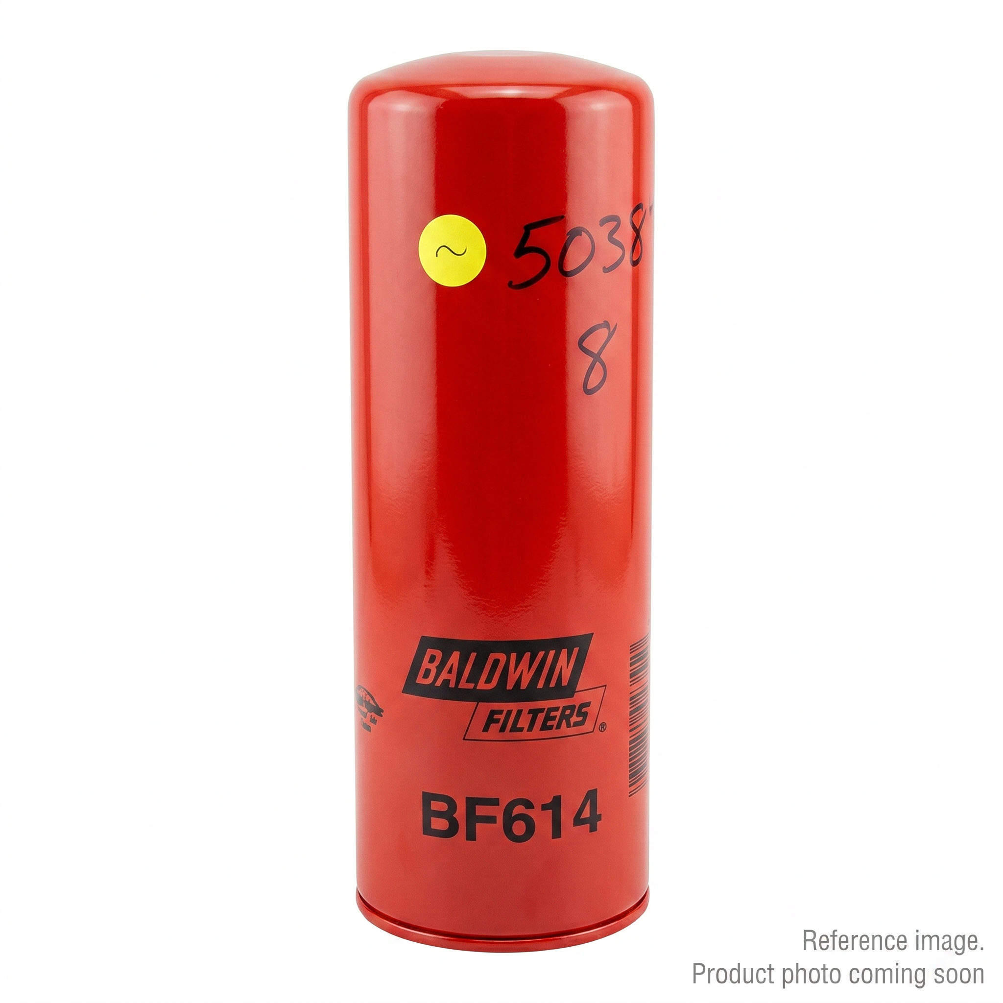 Baldwin BF614 Fuel Filter three-quarter angle product photo | stocked in BC, ships Canada-wide