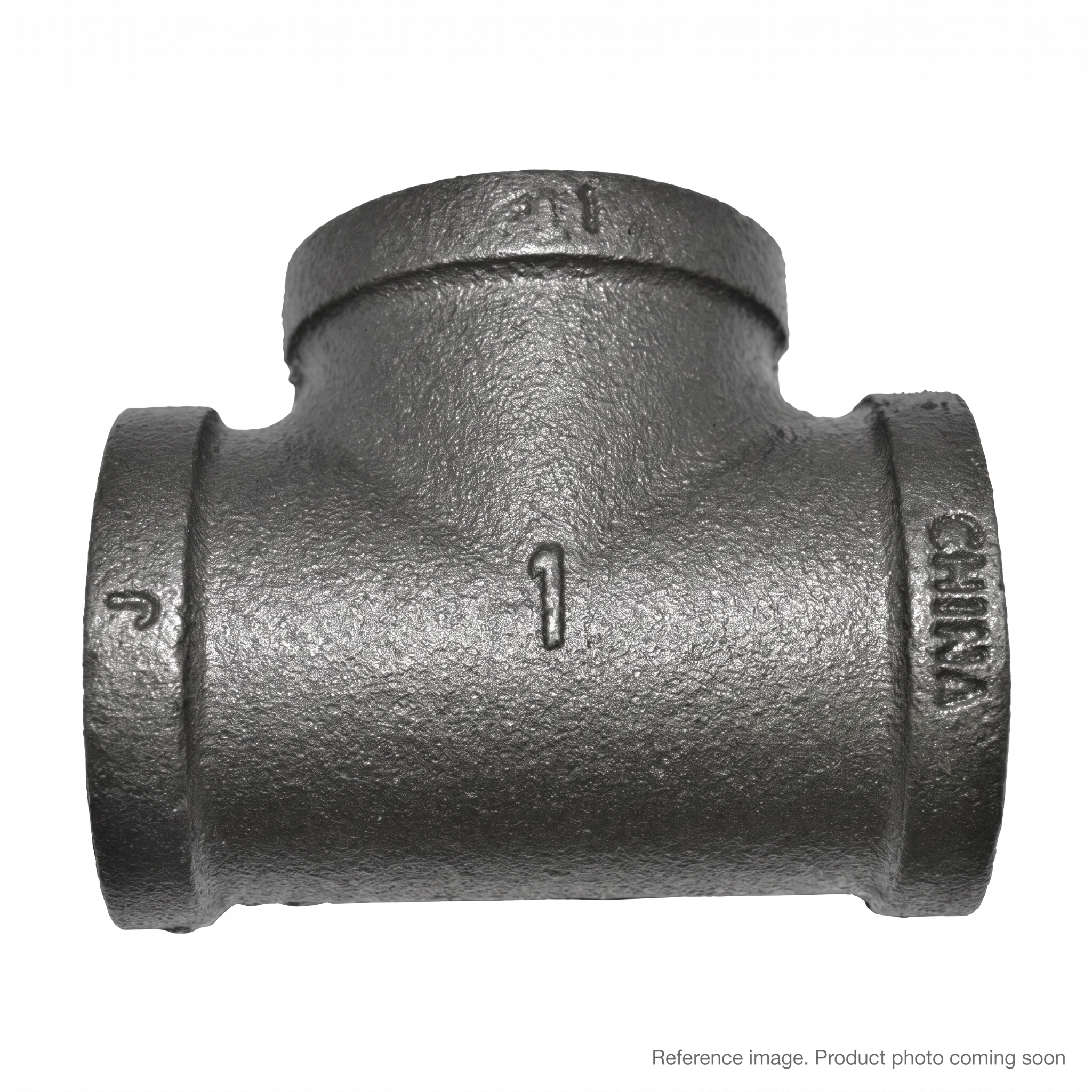 Aftermarket DBM101D Malleable Iron Tee Pipe Fitting front product photo | stocked in BC, ships Canada-wide