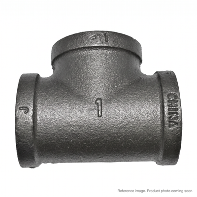 Aftermarket DBM101D Malleable Iron Tee Pipe Fitting front product photo | stocked in BC, ships Canada-wide