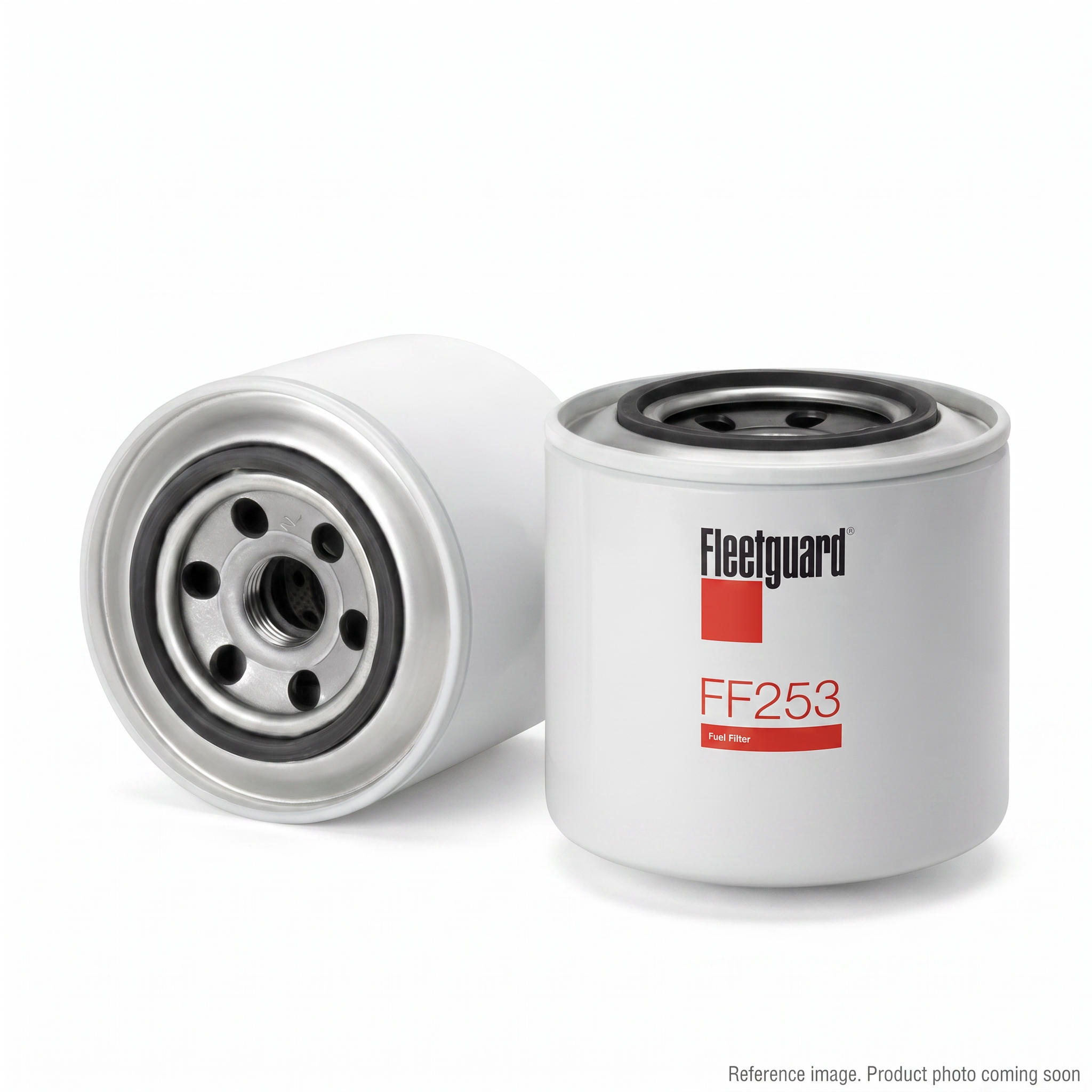 Fleetguard FF253 Spin-on Fuel Filter front product photo | stocked in BC, ships Canada-wide