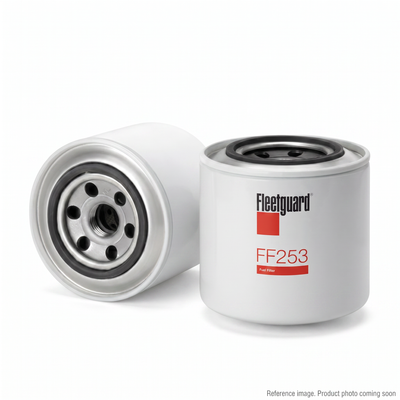 Fleetguard FF253 Spin-on Fuel Filter front product photo | stocked in BC, ships Canada-wide