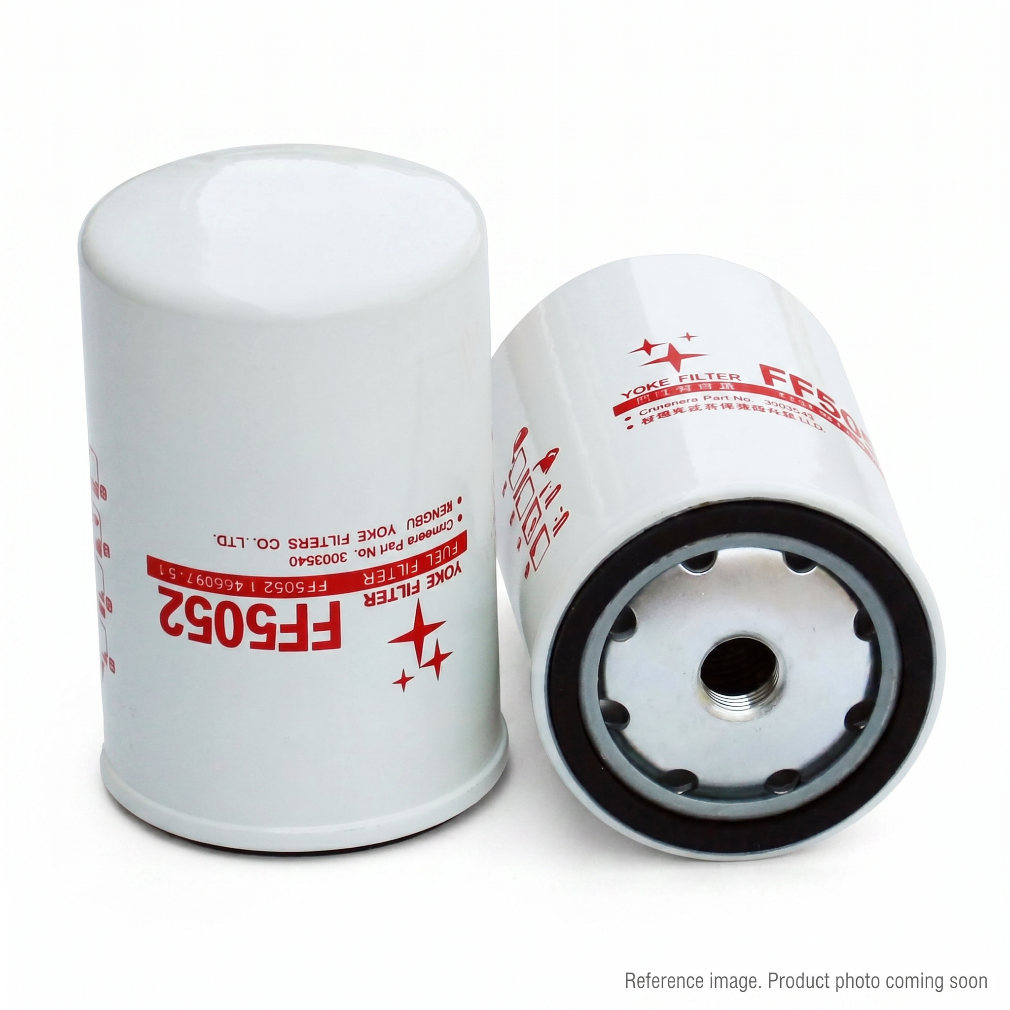 Fleetguard FF5052 Fuel Filter three-quarter angle product photo | stocked in BC, ships Canada-wide