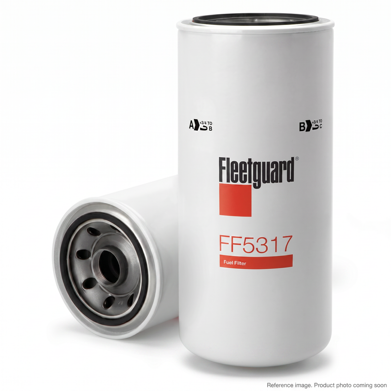 Genuine Fleetguard FF5317 fuel filter / water separator front product photo | stocked in BC, ships Canada-wide