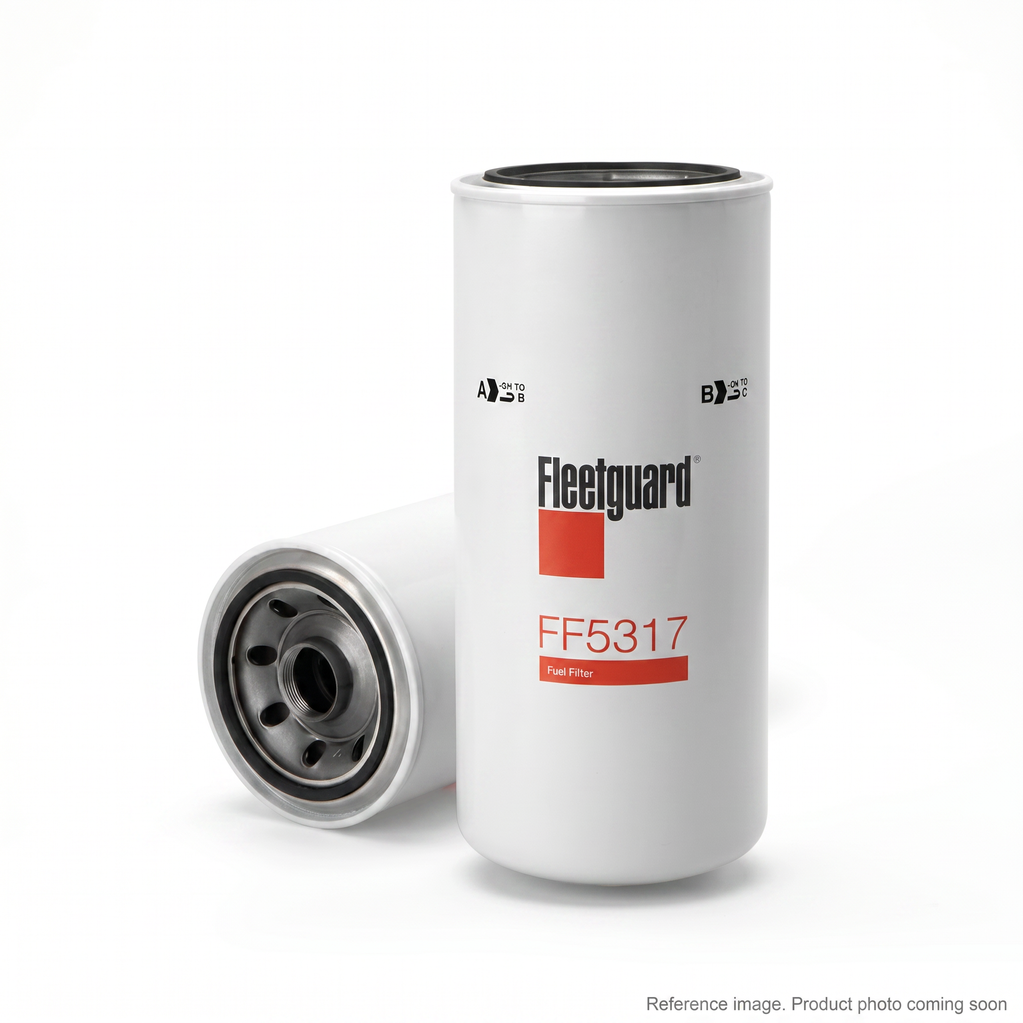 Fleetguard FF5317 Fuel/Water Separator three-quarter angle product photo | stocked in BC, ships Canada-wide
