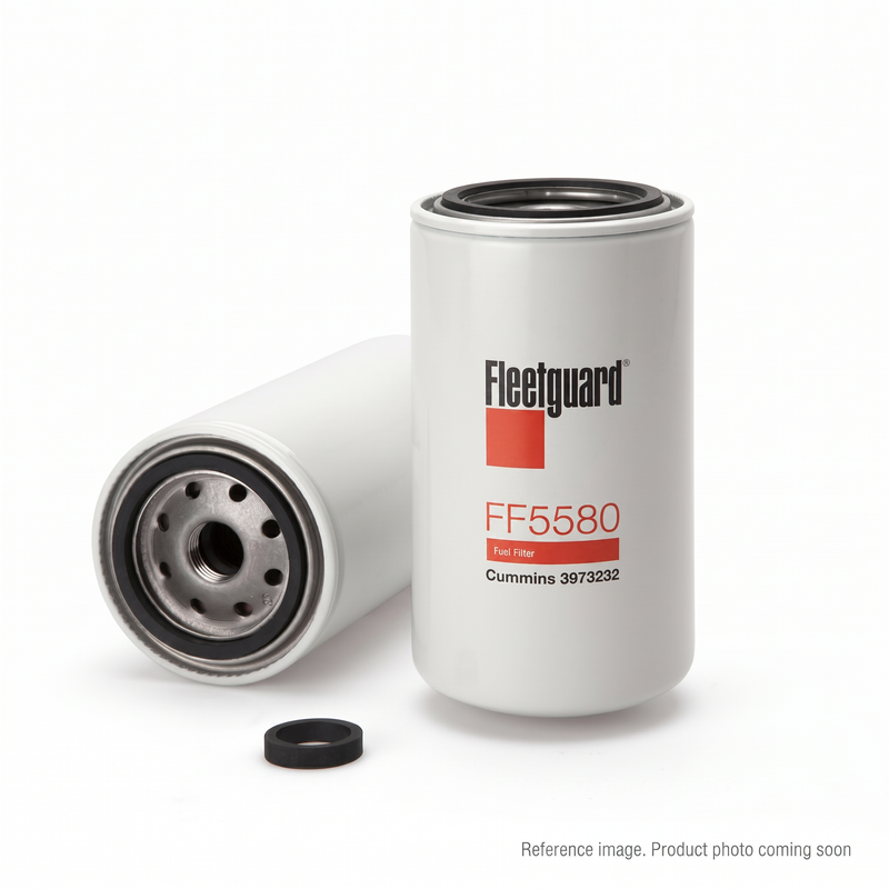 Fleetguard FF5580 spin-on fuel filter for Cummins QSL9 QSC Tier 3 Tier 4 engines