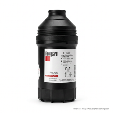 Fleetguard FF5706 Fuel Spin-On Filter front product photo | stocked in BC, ships Canada-wide