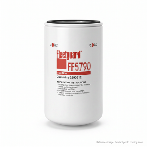 Genuine Fleetguard FF5790 fuel filter spin-on for Case New Holland IVECO — stocked Prince George BC