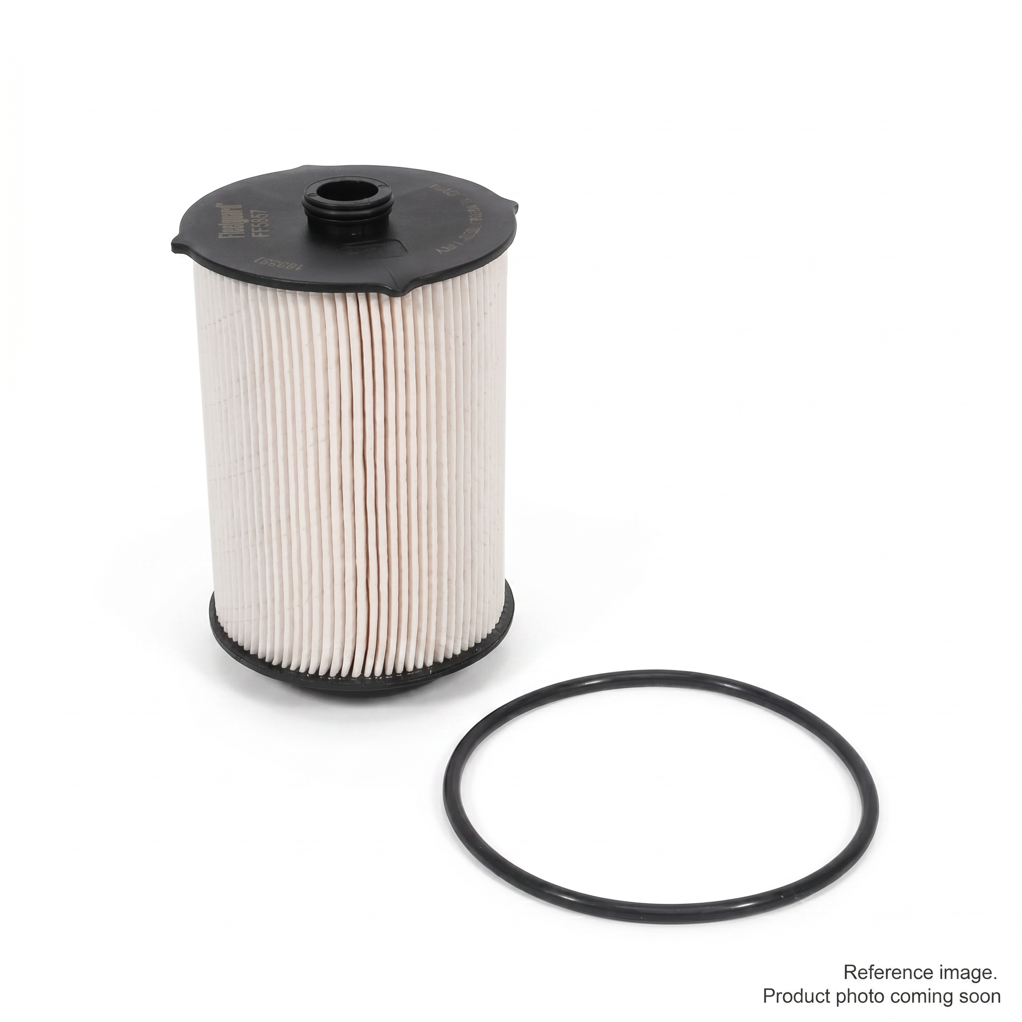 Fleetguard FF5857 Fuel Filter three-quarter angle product photo | stocked in BC, ships Canada-wide