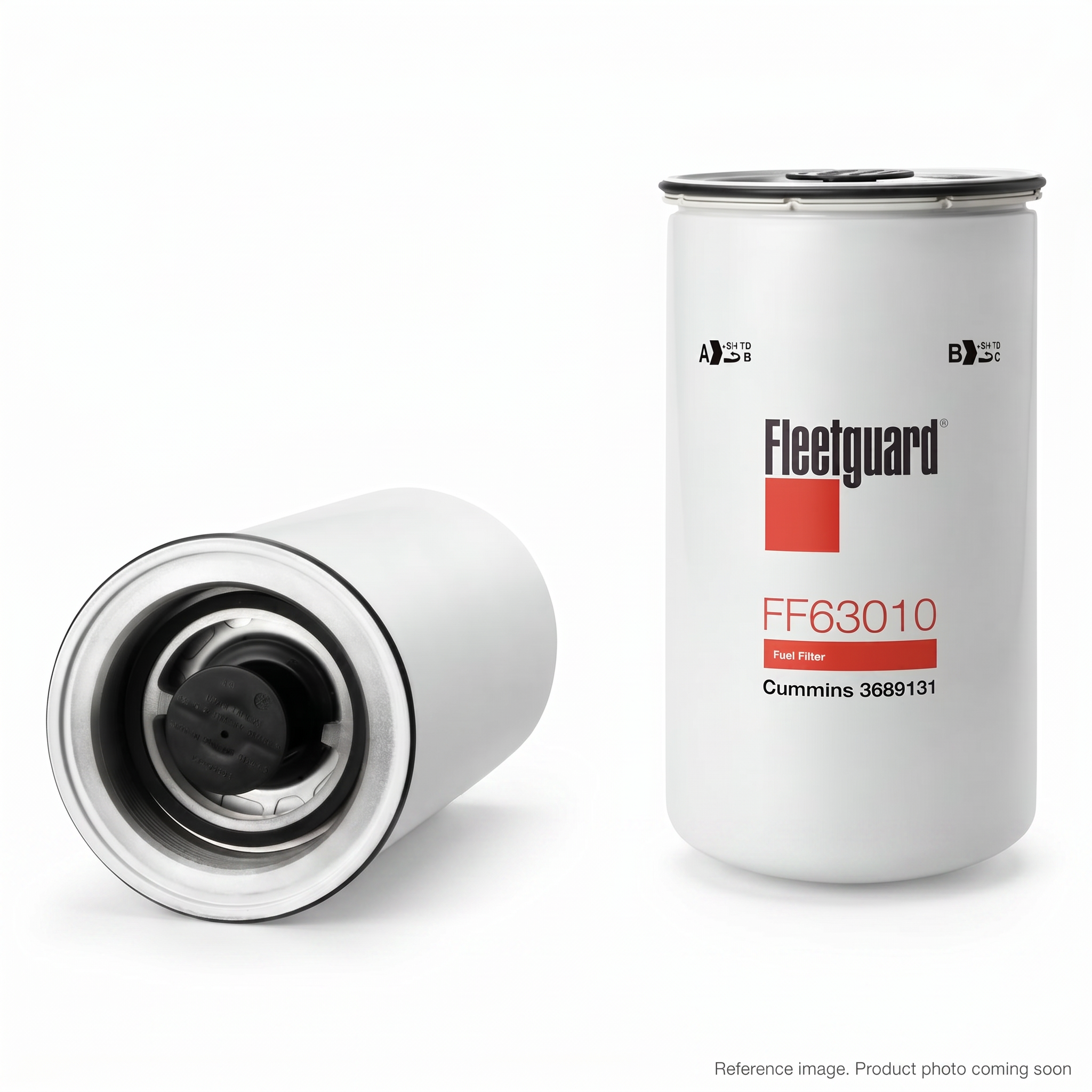 Fleetguard FF63010 Spin-on Fuel Filter front product photo | stocked in BC, ships Canada-wide