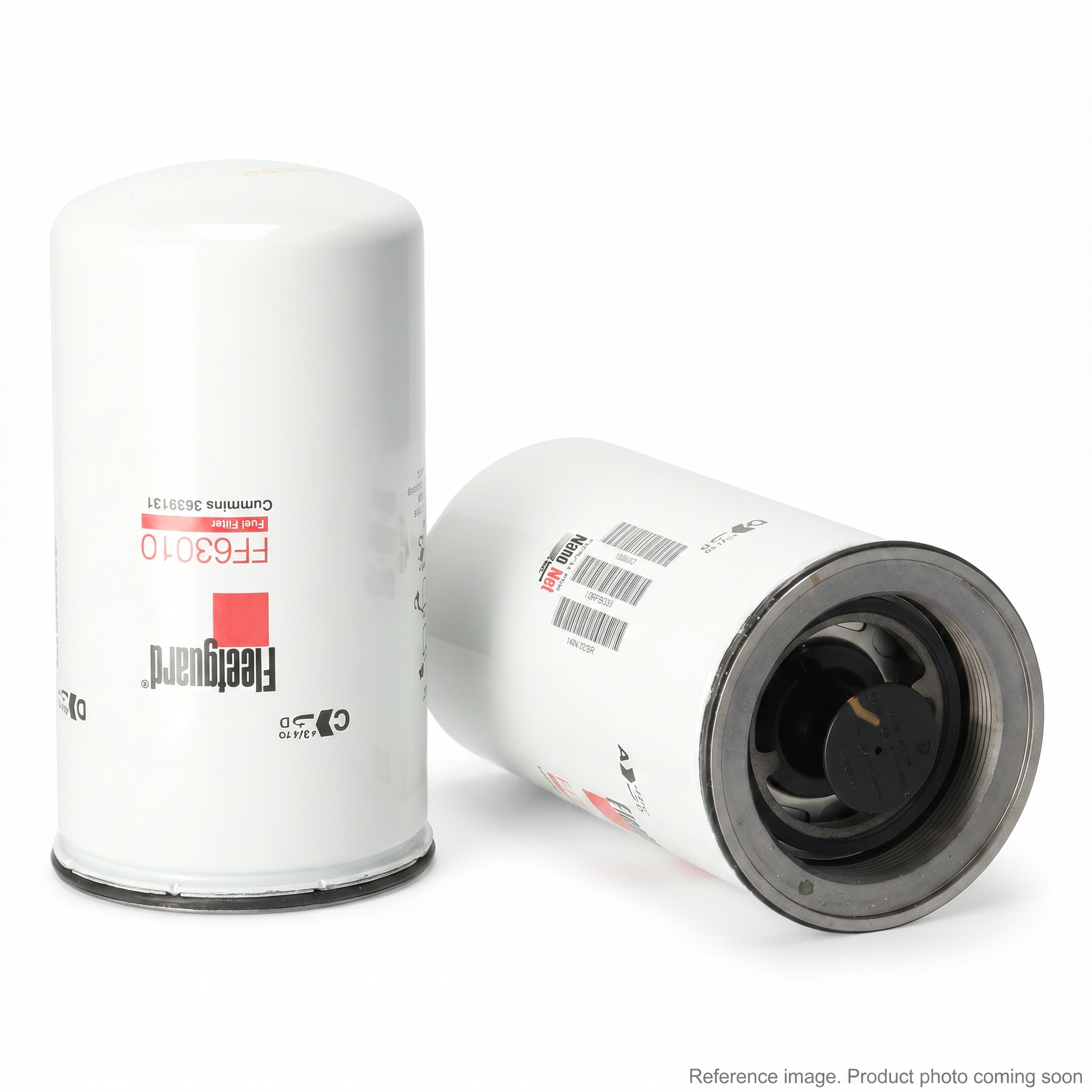 Fleetguard FF63010 Spin-on Fuel Filter three-quarter angle product photo | stocked in BC, ships Canada-wide