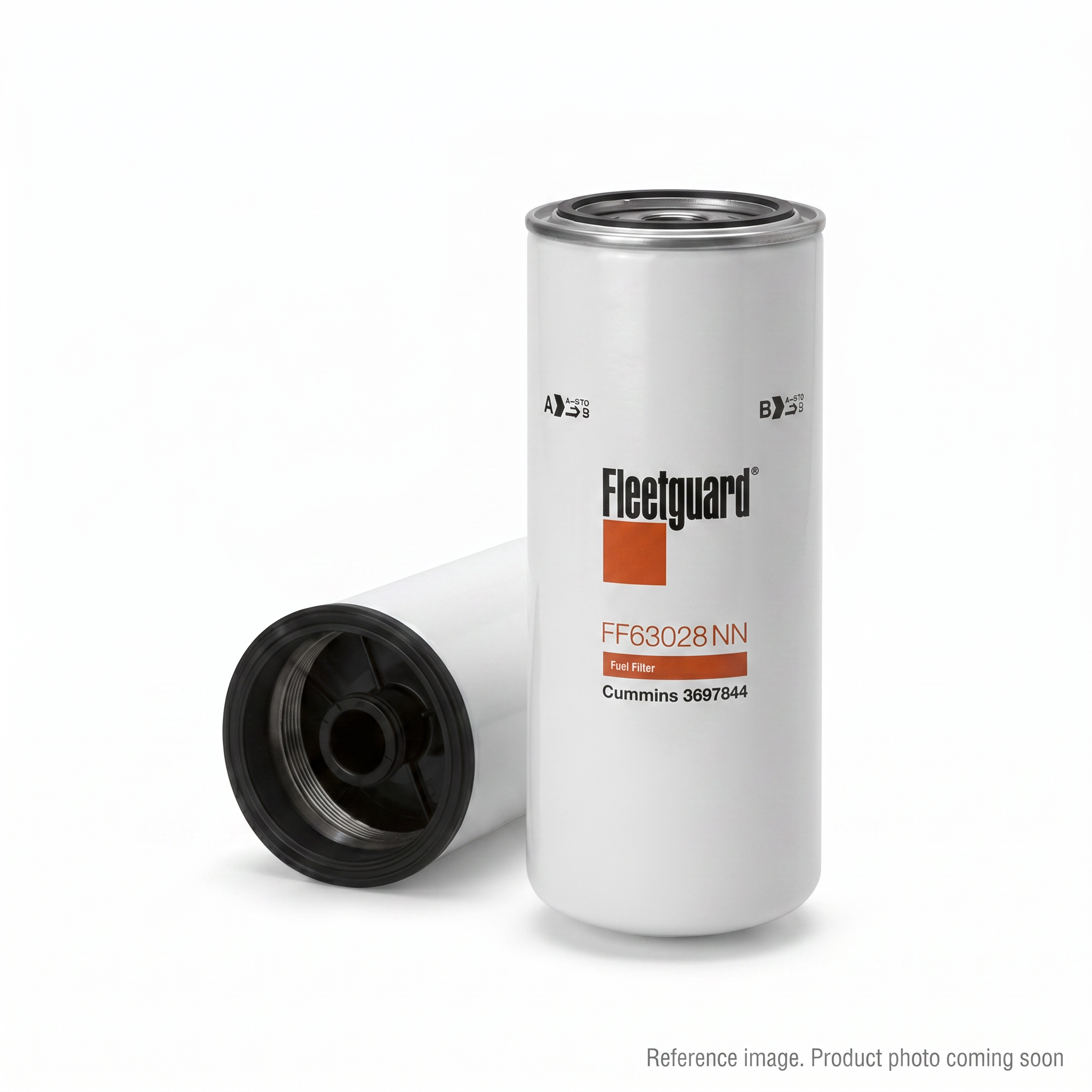 Fleetguard FF63028NN Spin-on Fuel Filter front product photo | stocked in BC, ships Canada-wide