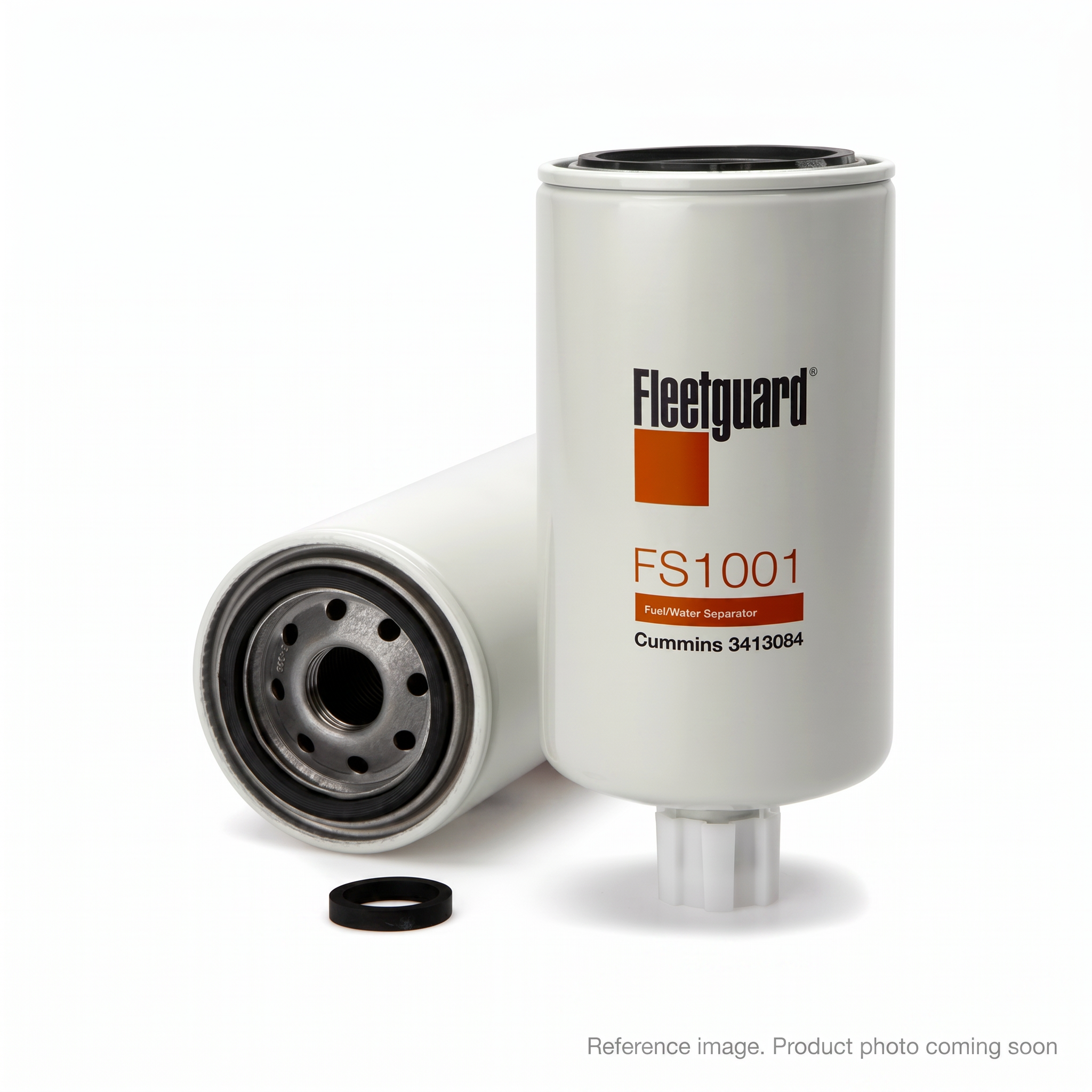 Fleetguard FS1000 Fuel/Water Separator three-quarter angle product photo | stocked in BC, ships Canada-wide