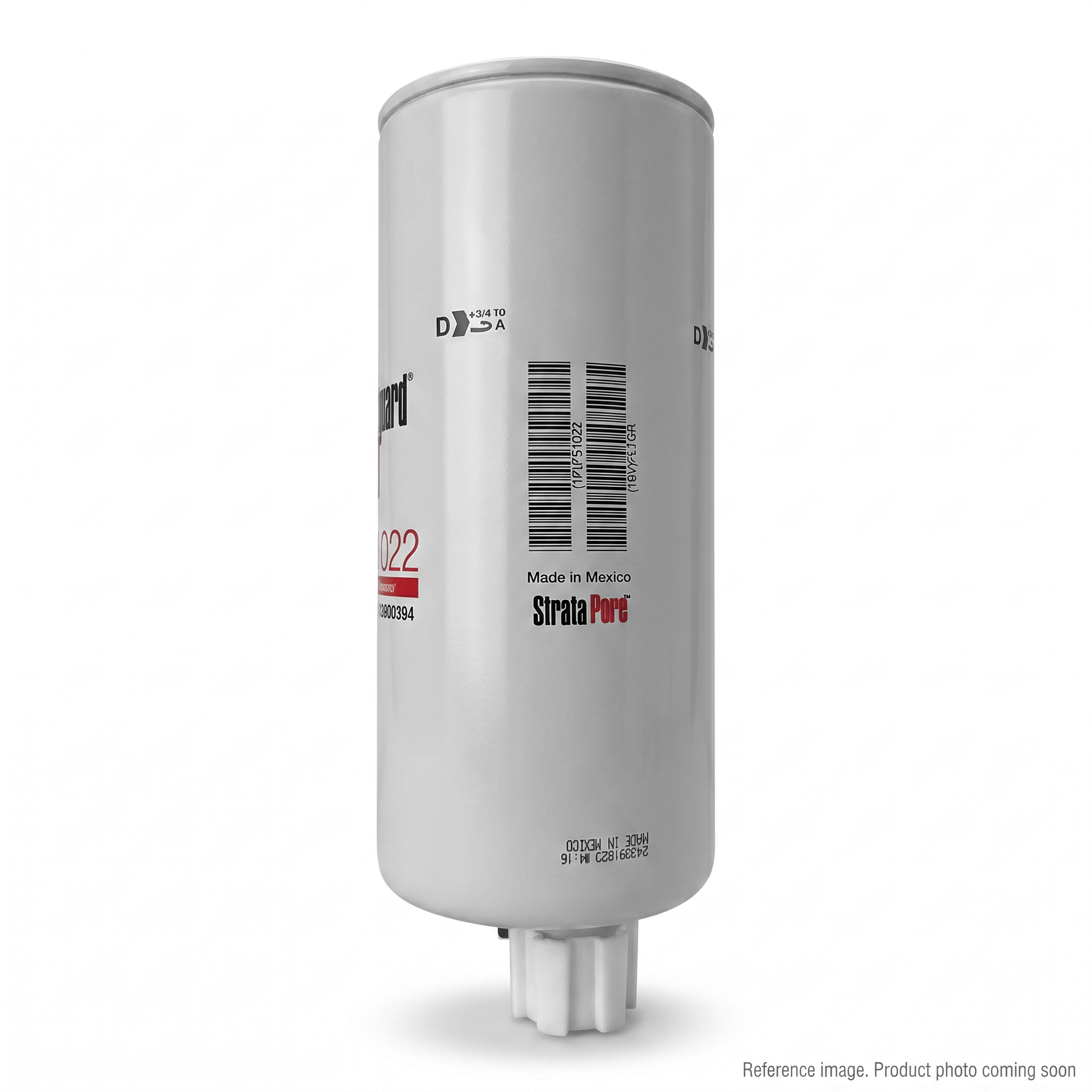 Fleetguard FS1022 Fuel Water Separator three-quarter angle product photo | stocked in BC, ships Canada-wide