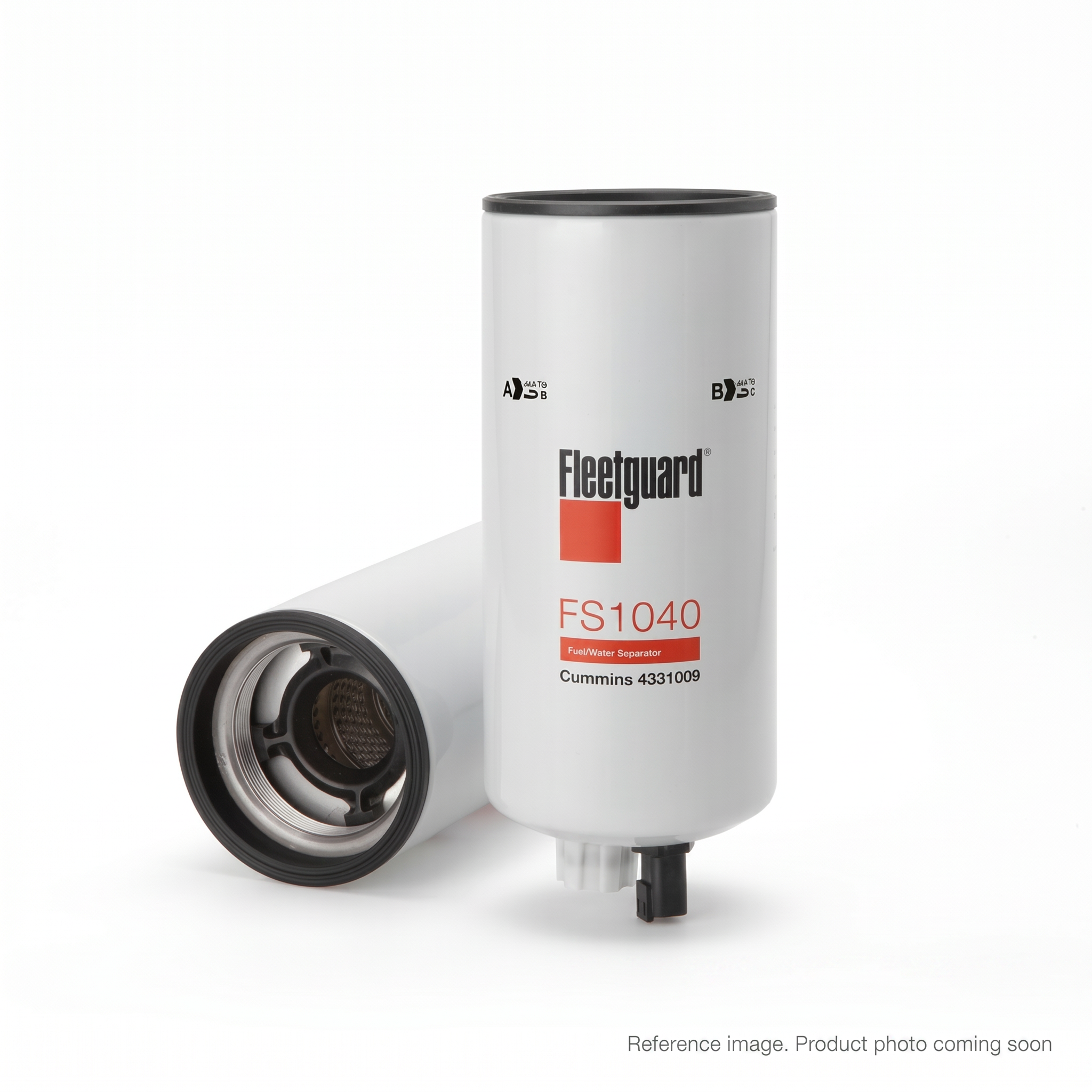 Fleetguard FS1045 Fuel/Water Separator alternate angle product photo | stocked in BC, ships Canada-wide