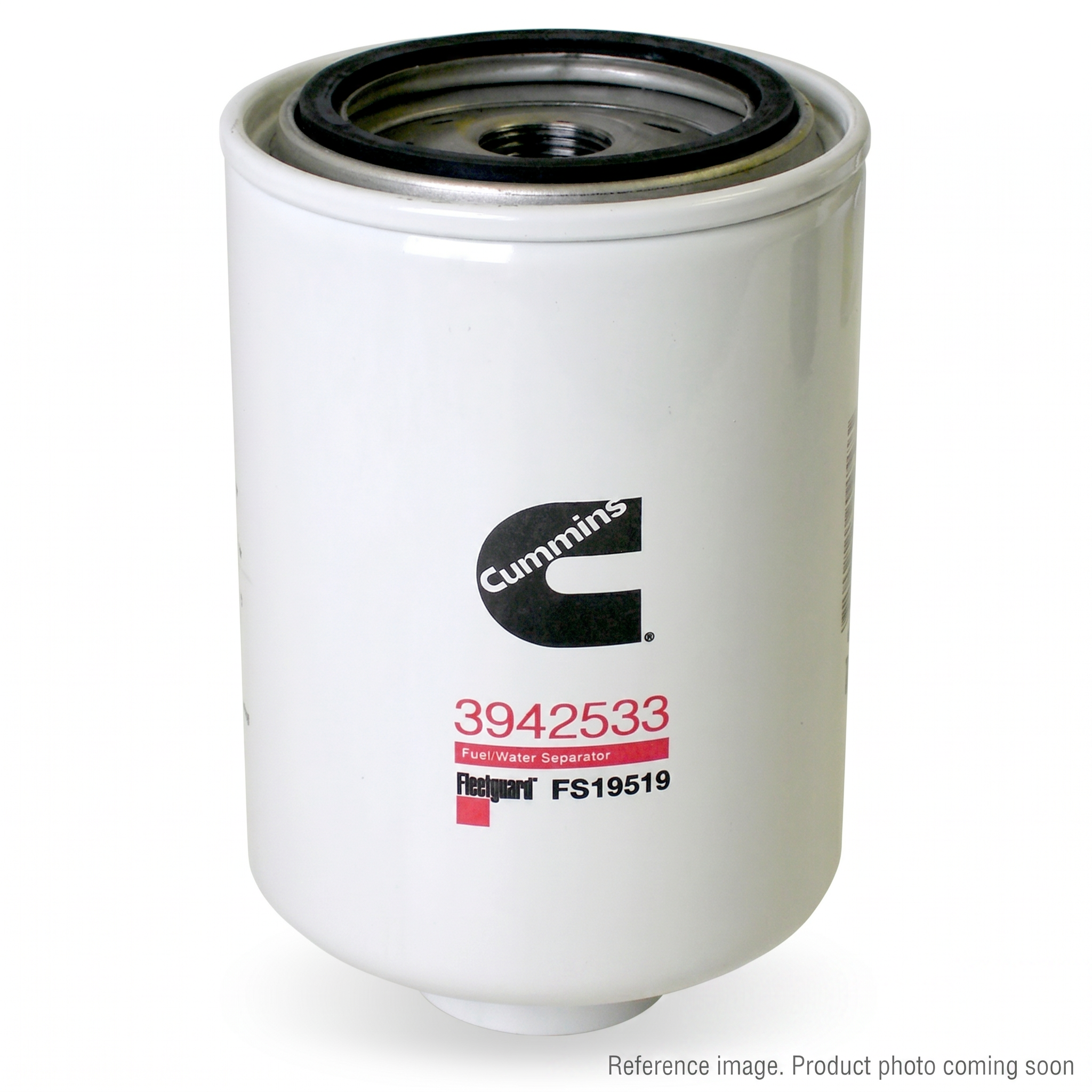 Fleetguard FS19519 Fuel/Water Separator three-quarter angle product photo | stocked in BC, ships Canada-wide