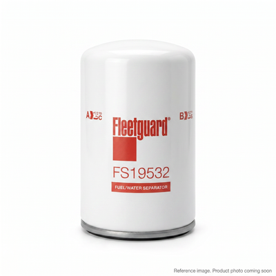 Fleetguard FS19532 Fuel Water Separator front product photo | stocked in BC, ships Canada-wide