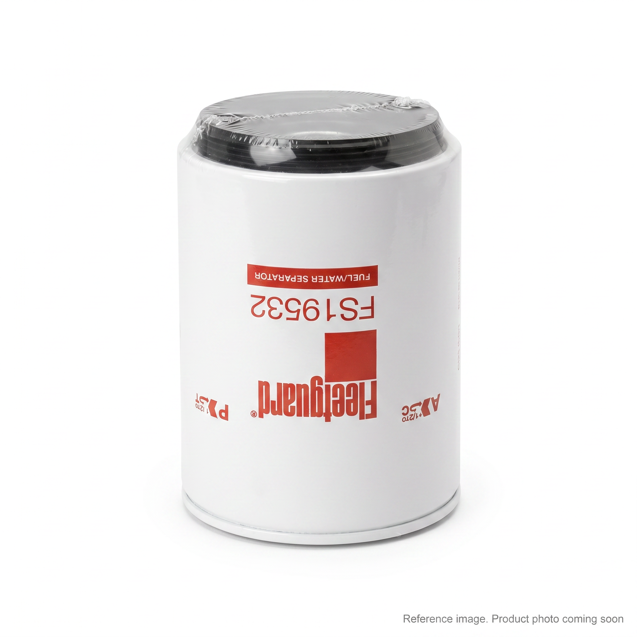 Fleetguard FS19532 Fuel Water Separator three-quarter angle product photo | stocked in BC, ships Canada-wide