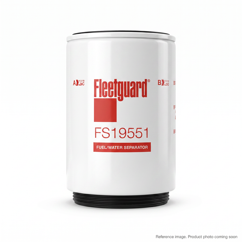 Fleetguard FS19550 Fuel/Water Separator front product photo | stocked in BC, ships Canada-wide