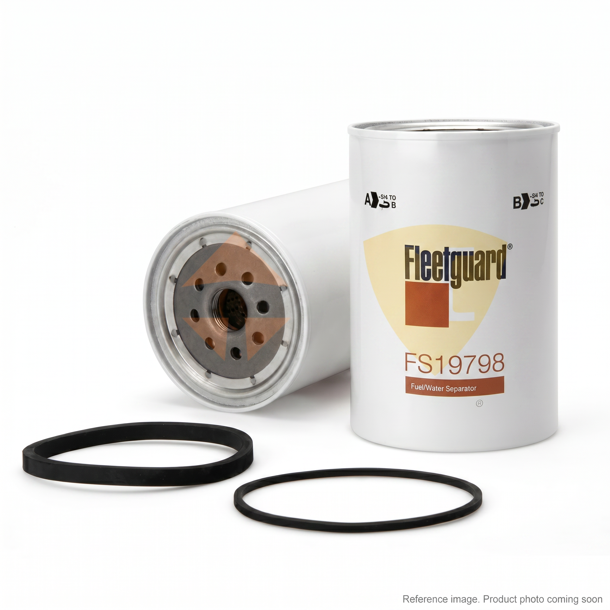 Fleetguard FS19798 Fuel Water Separator alternate angle product photo | stocked in BC, ships Canada-wide
