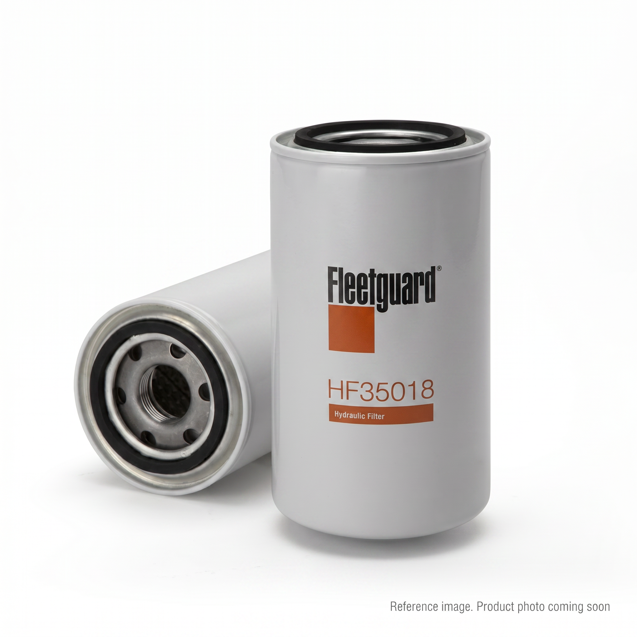 Fleetguard HF35018 Hydraulic Filter three-quarter angle product photo | stocked in BC, ships Canada-wide
