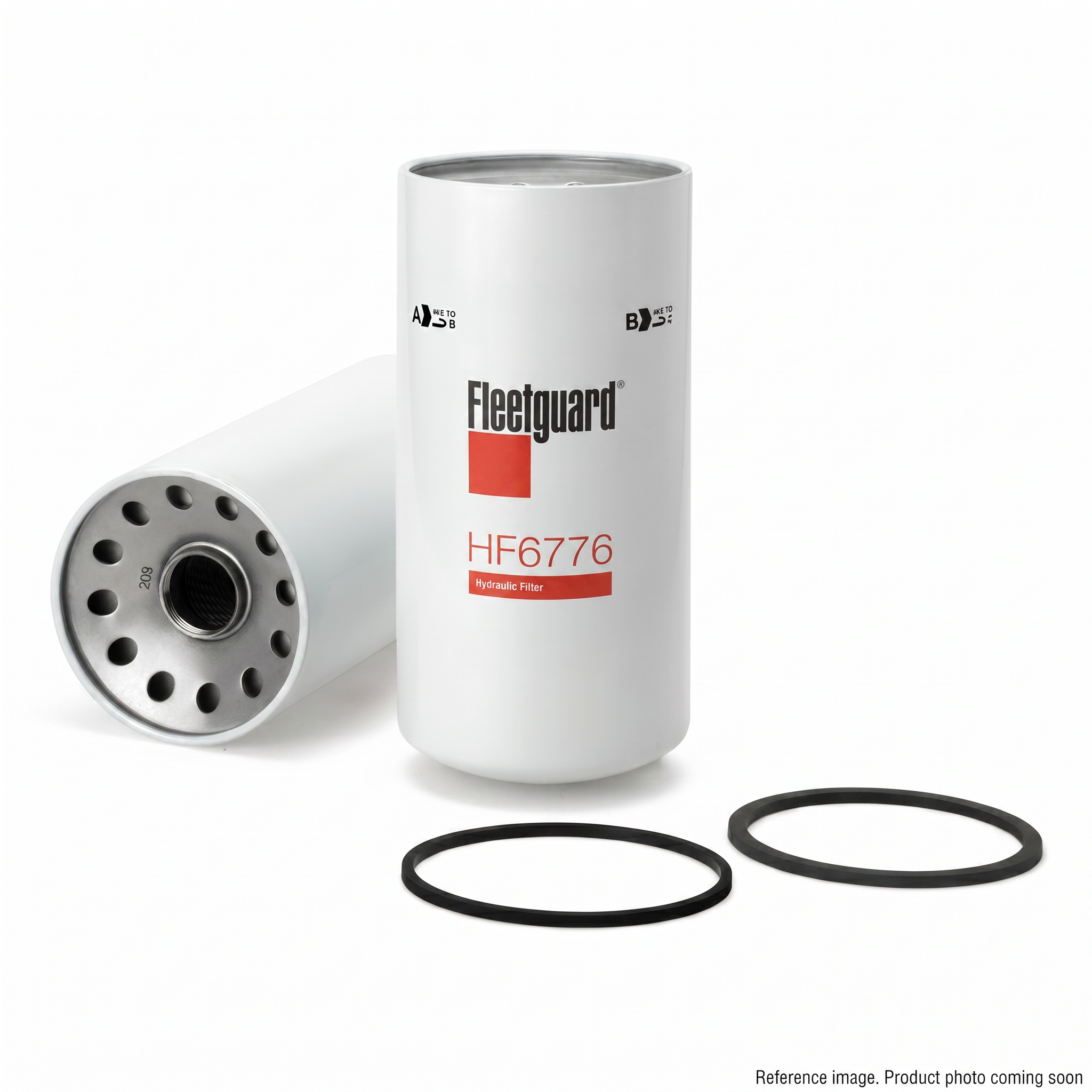 Fleetguard HF6776 Hydraulic filter alternate angle product photo | stocked in BC, ships Canada-wide