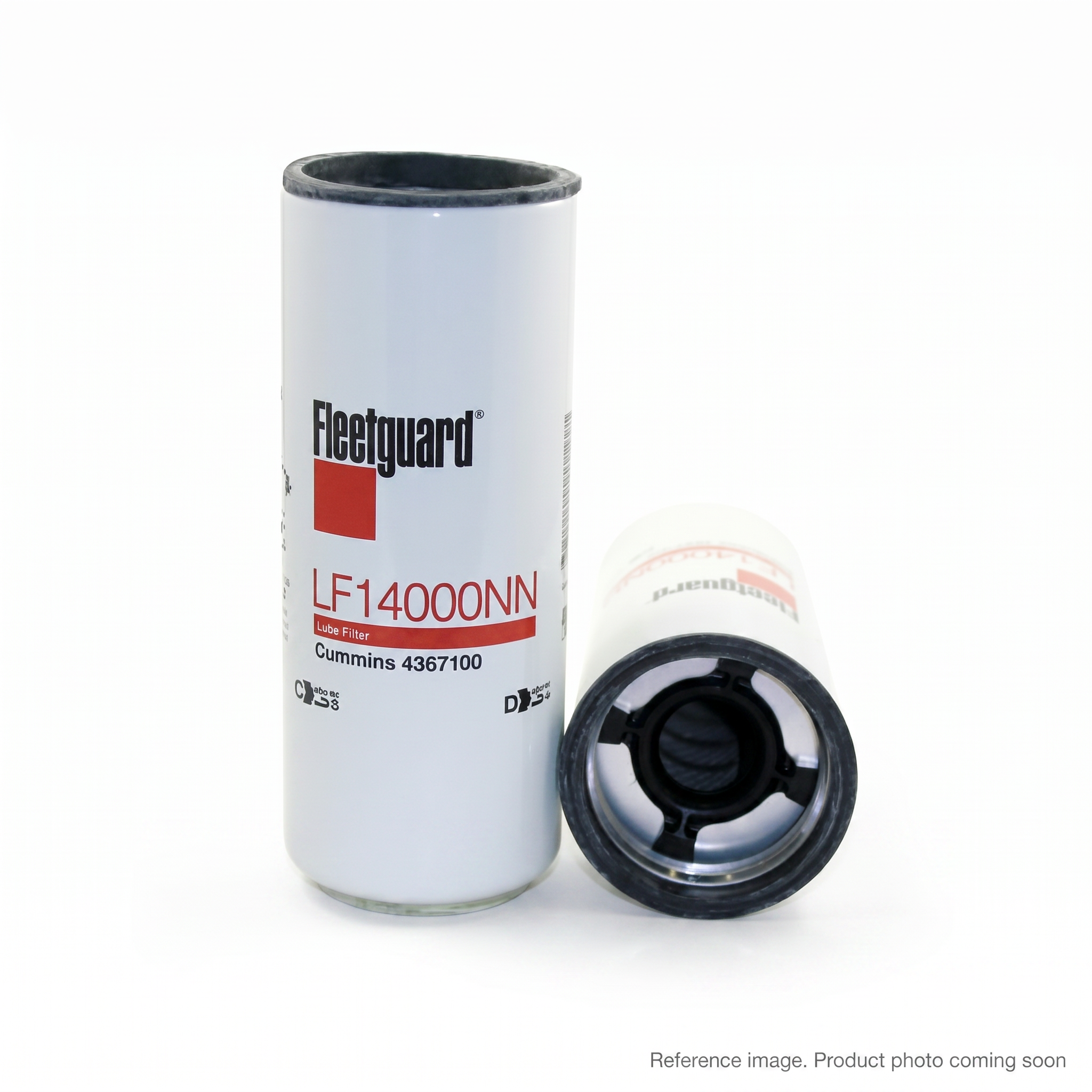 Fleetguard LF14000NN Lube Filter three-quarter angle product photo | stocked in BC, ships Canada-wide