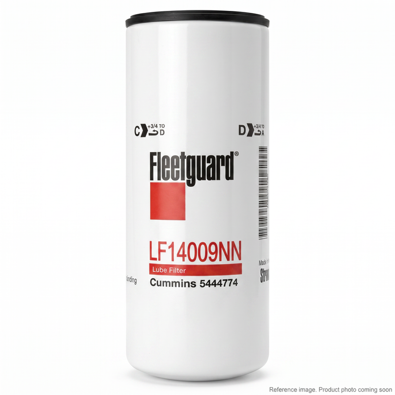 Fleetguard LF14009NN Lube filter front product photo | stocked in BC, ships Canada-wide