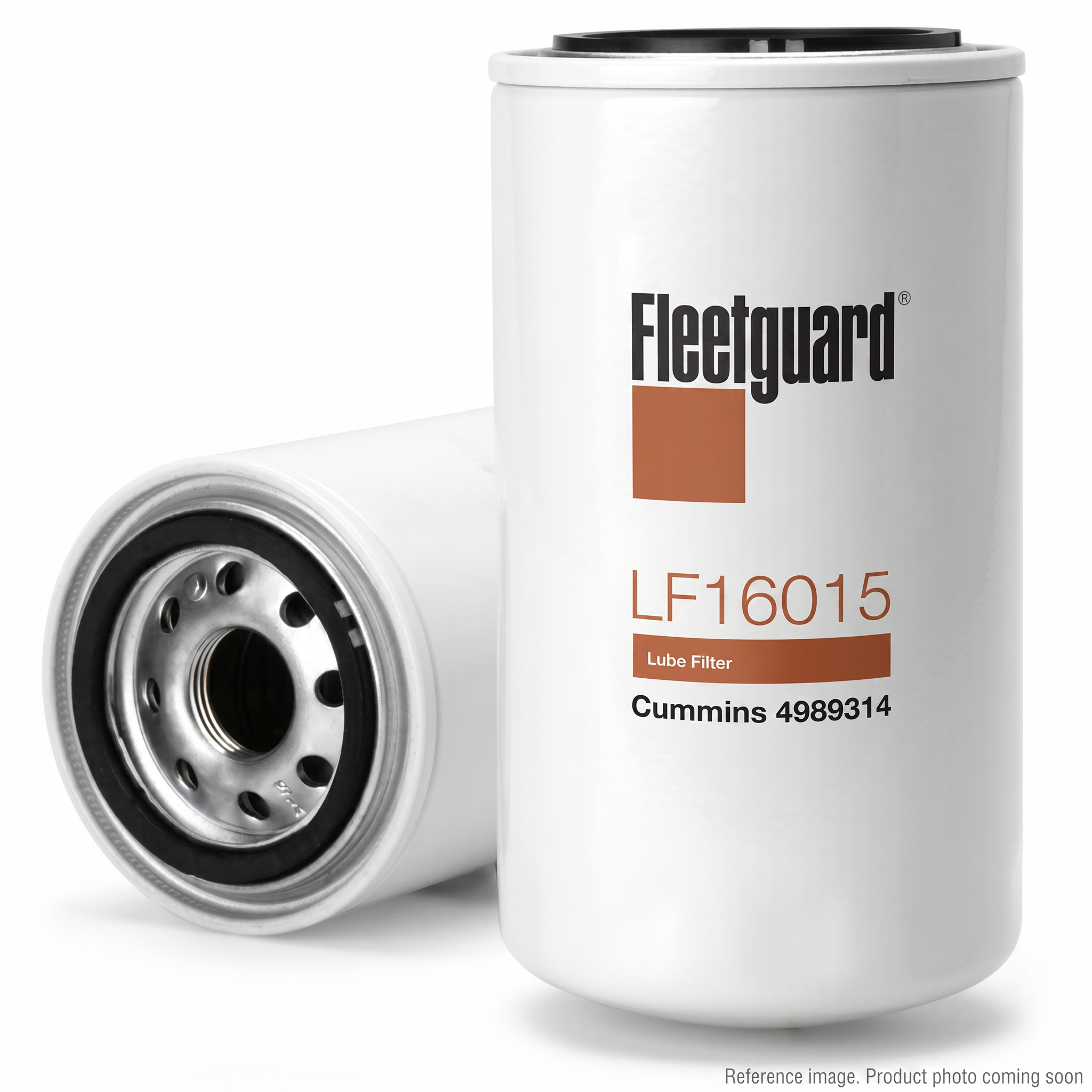 Fleetguard LF16015 Lube Filter alternate angle product photo | stocked in BC, ships Canada-wide