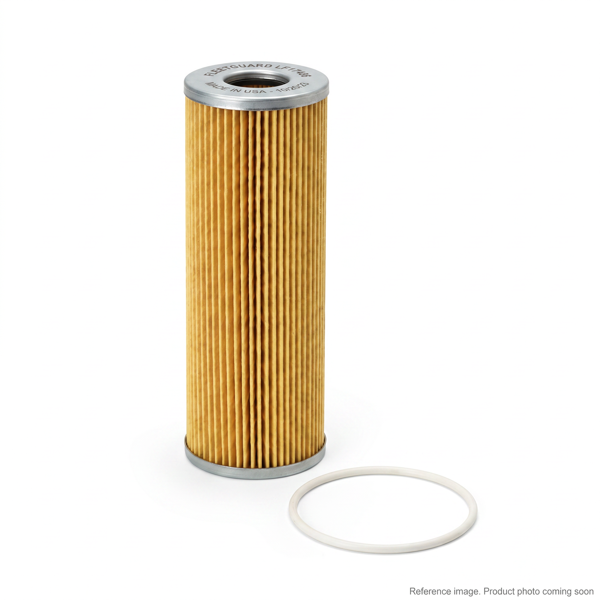 Fleetguard LF17486 Cartridge Oil Filter three-quarter angle product photo | stocked in BC, ships Canada-wide