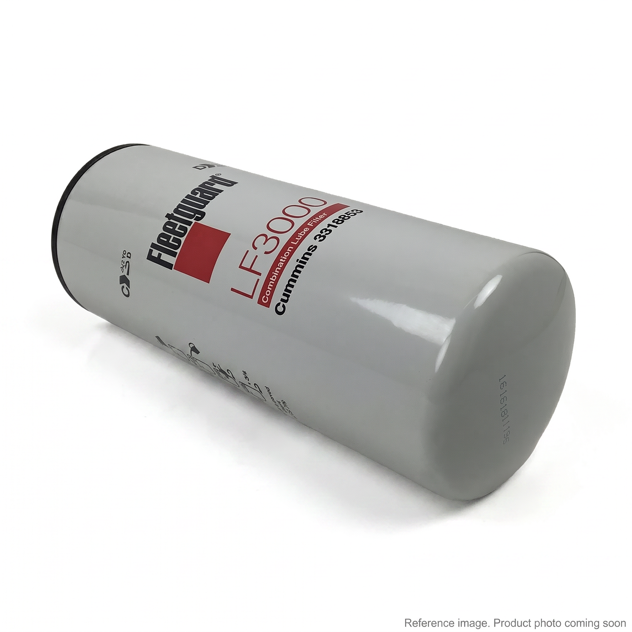 Fleetguard LF3000 Combination Lube Filter three-quarter angle product photo | stocked in BC, ships Canada-wide