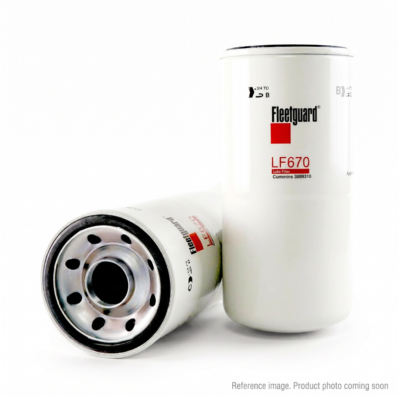 Fleetguard LF670 full-flow spin-on lube filter Cummins KTA50 NT855 3313279
