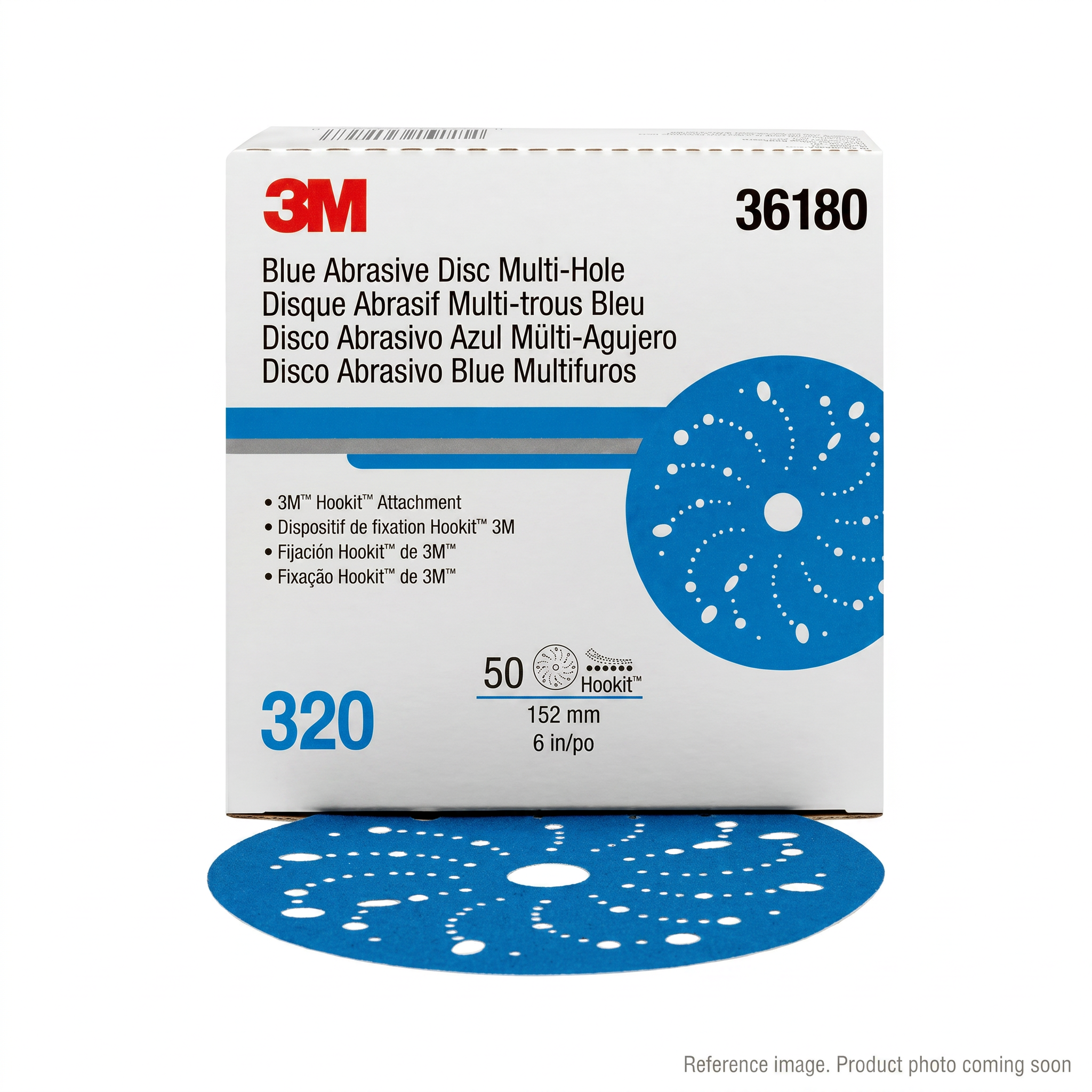 3M MMM31483 Abrasive Discs three-quarter angle product photo | stocked in BC, ships Canada-wide