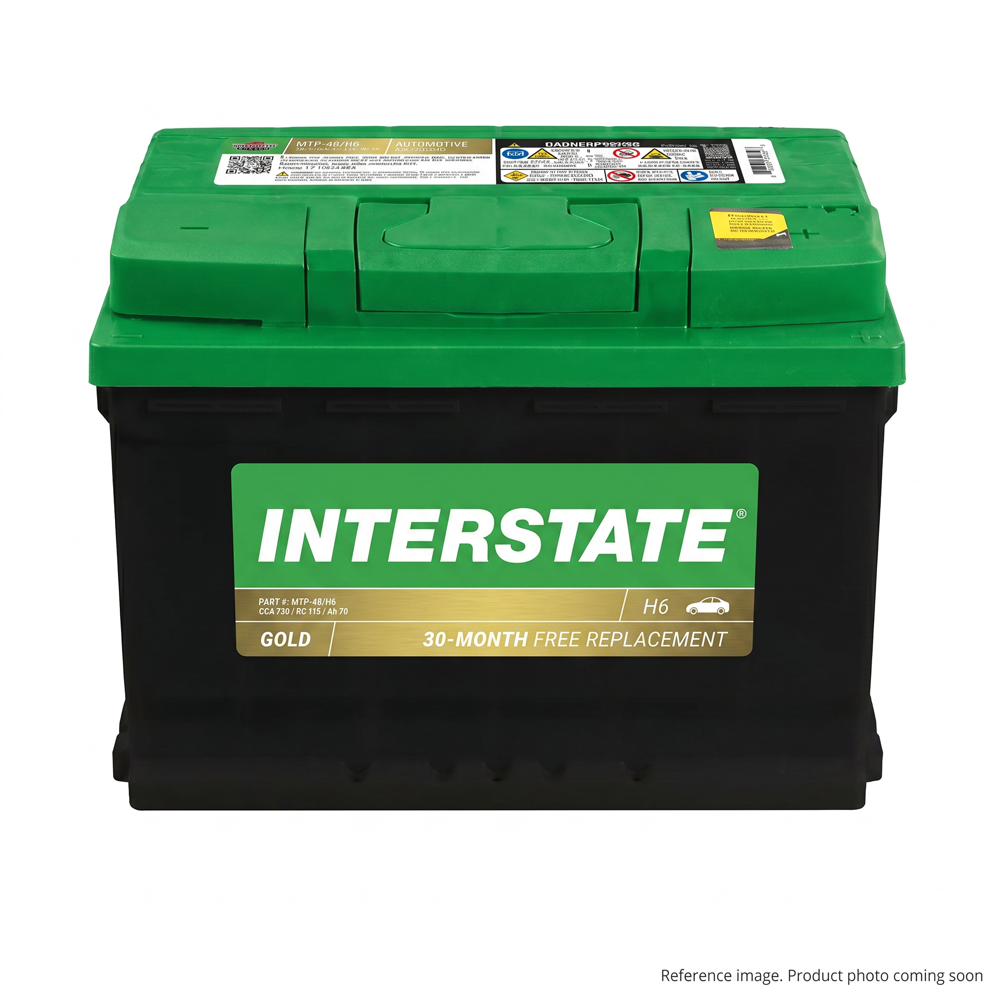 Interstate MTP-48/H6 Batteries alternate angle product photo | stocked in BC, ships Canada-wide