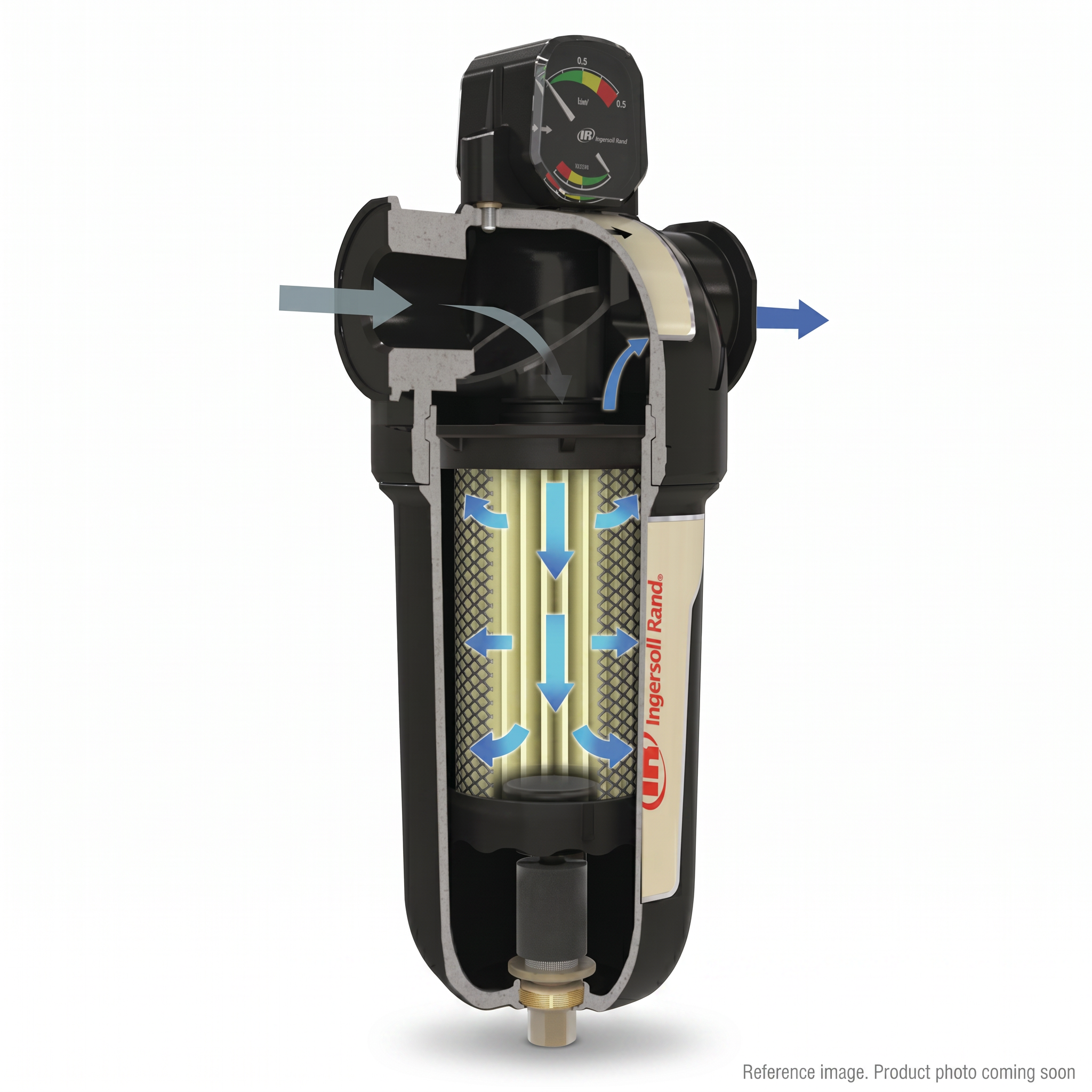 Ingersoll Rand N75-2123 Filter front product photo | stocked in BC, ships Canada-wide