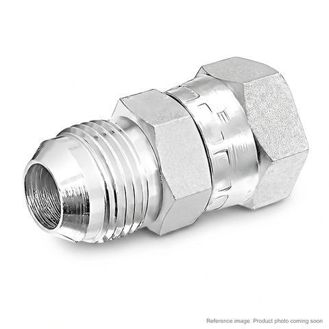 Genuine Adaptall 9022-06-L12-18 male JIC 3/8 inch x female metric L12 M18x1.5 swivel hydraulic adapter