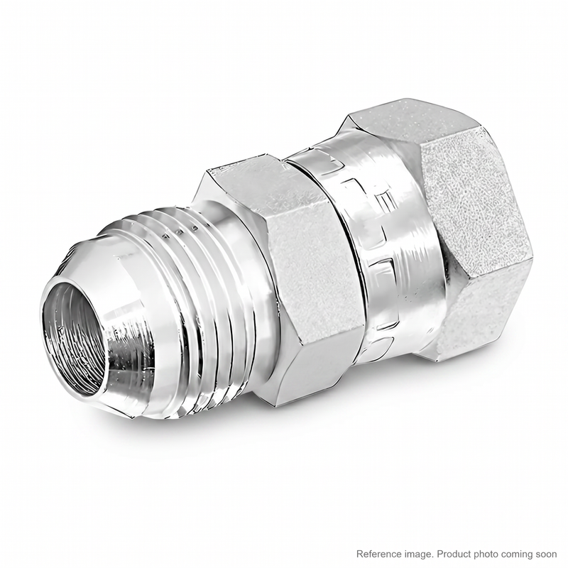 Genuine Adaptall 9022-06-L12-18 male JIC 3/8 inch x female metric L12 M18x1.5 swivel hydraulic adapter