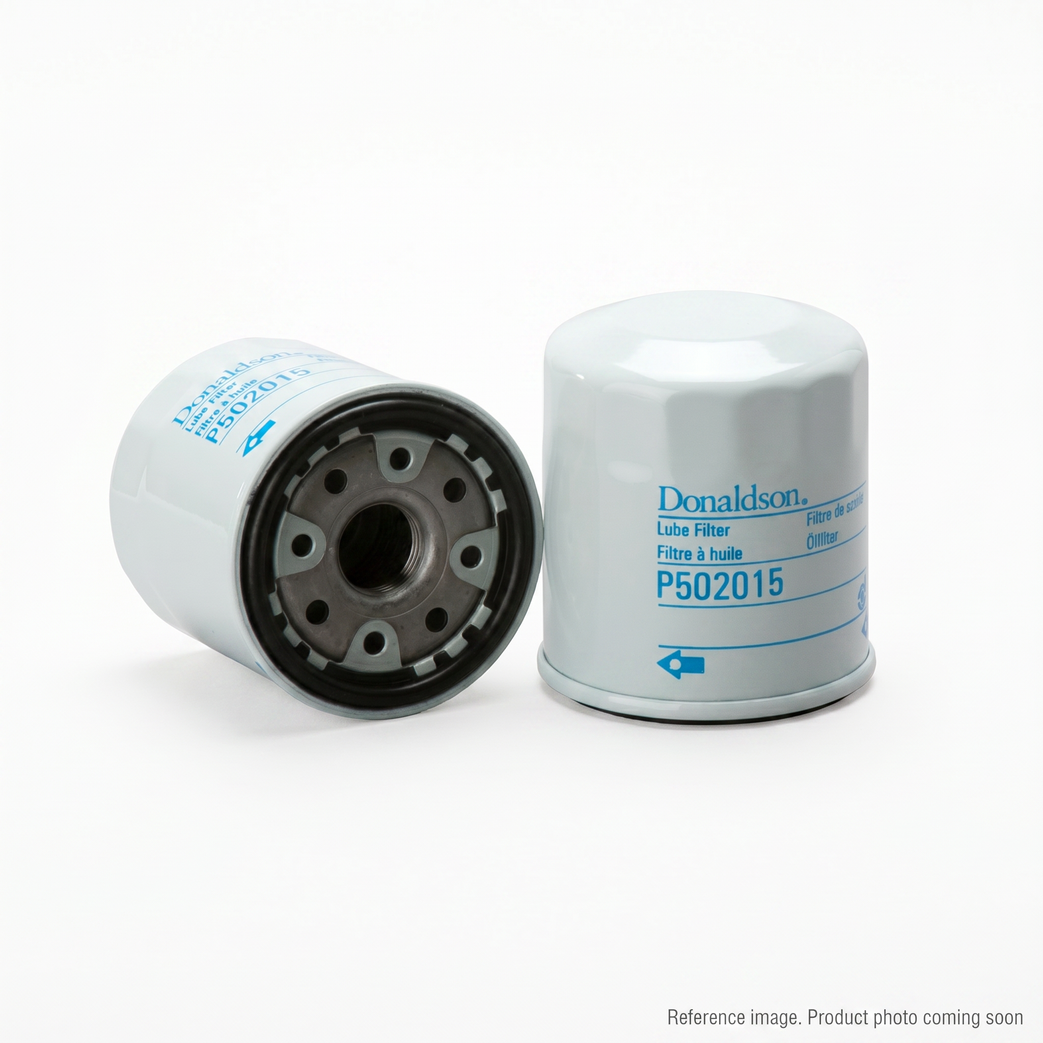 Donaldson P502015 Lube Filter, Spin-On Full Flow alternate angle product photo | stocked in BC, ships Canada-wide